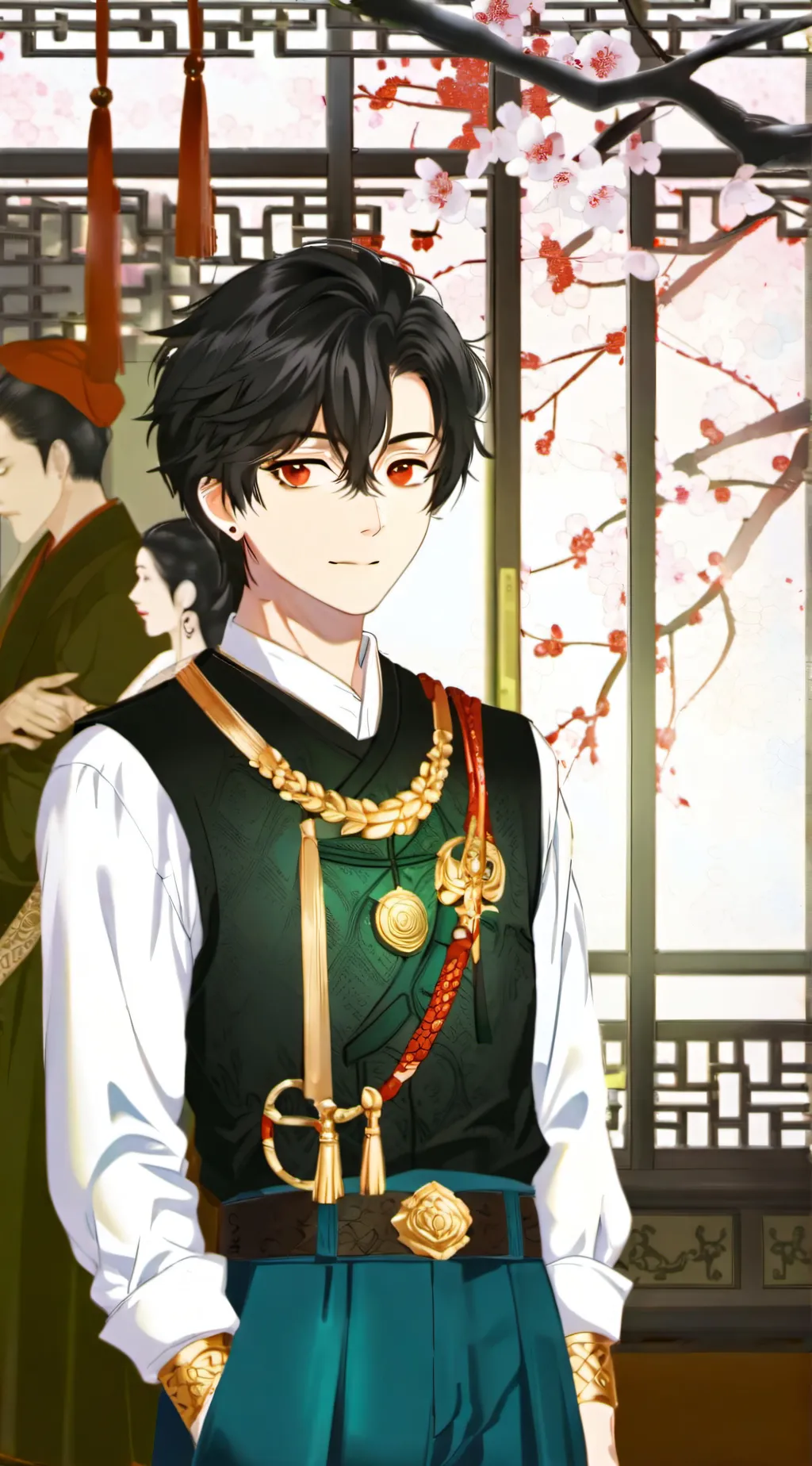 ai character: mark background