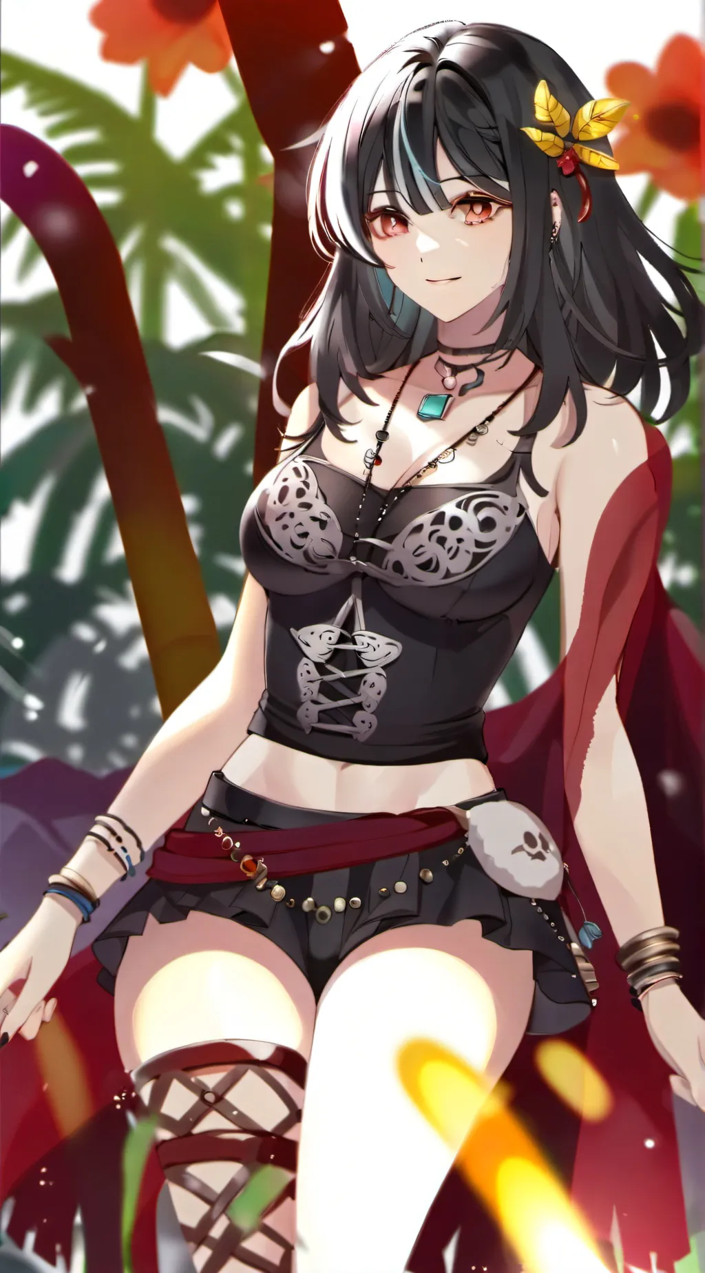 ai character: Mitsumi ♥︎ background