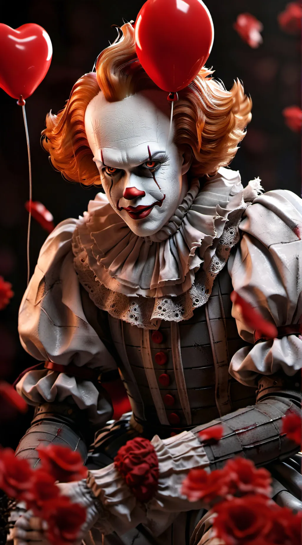 ai character: pennywise  background