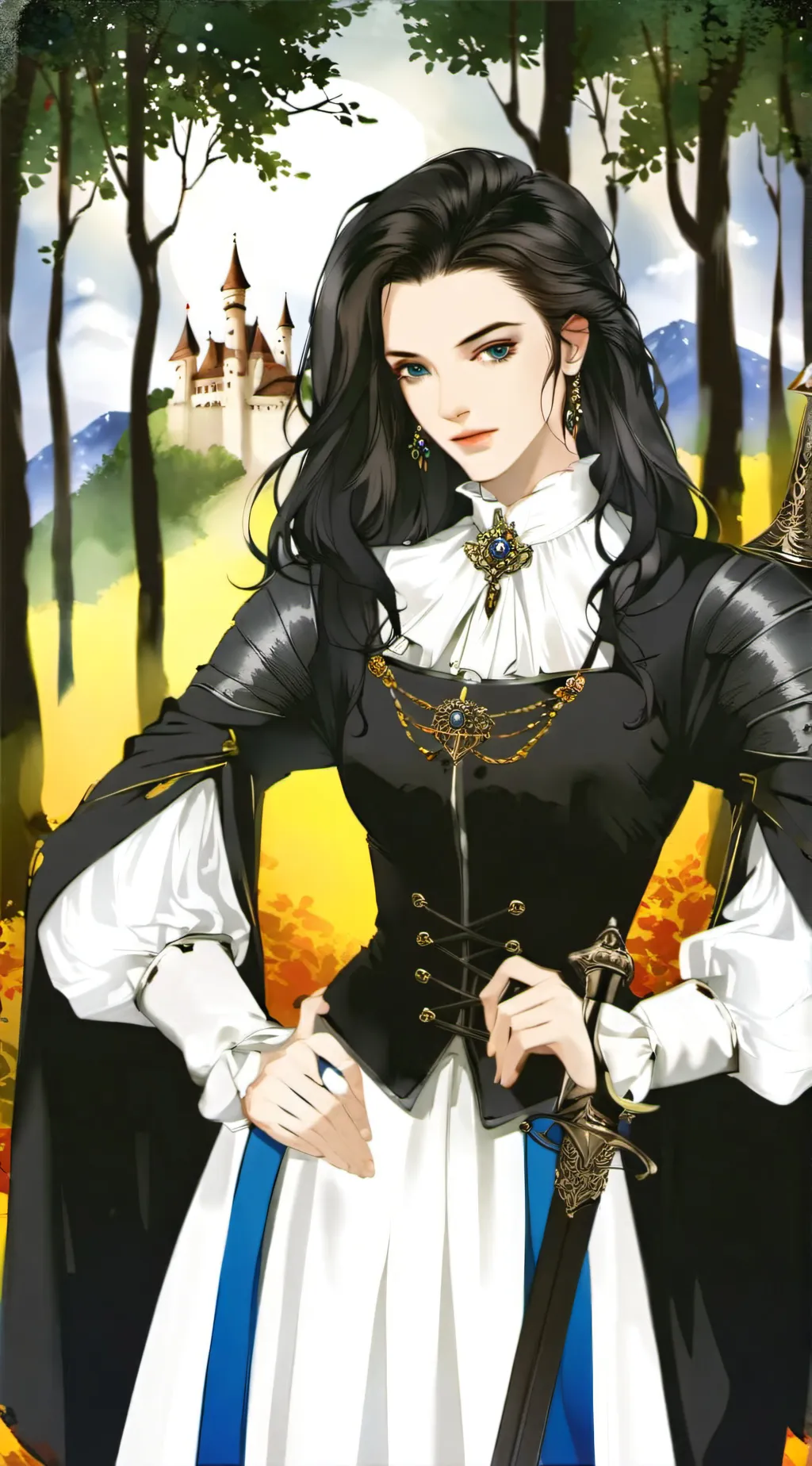 ai character: Crystal  background