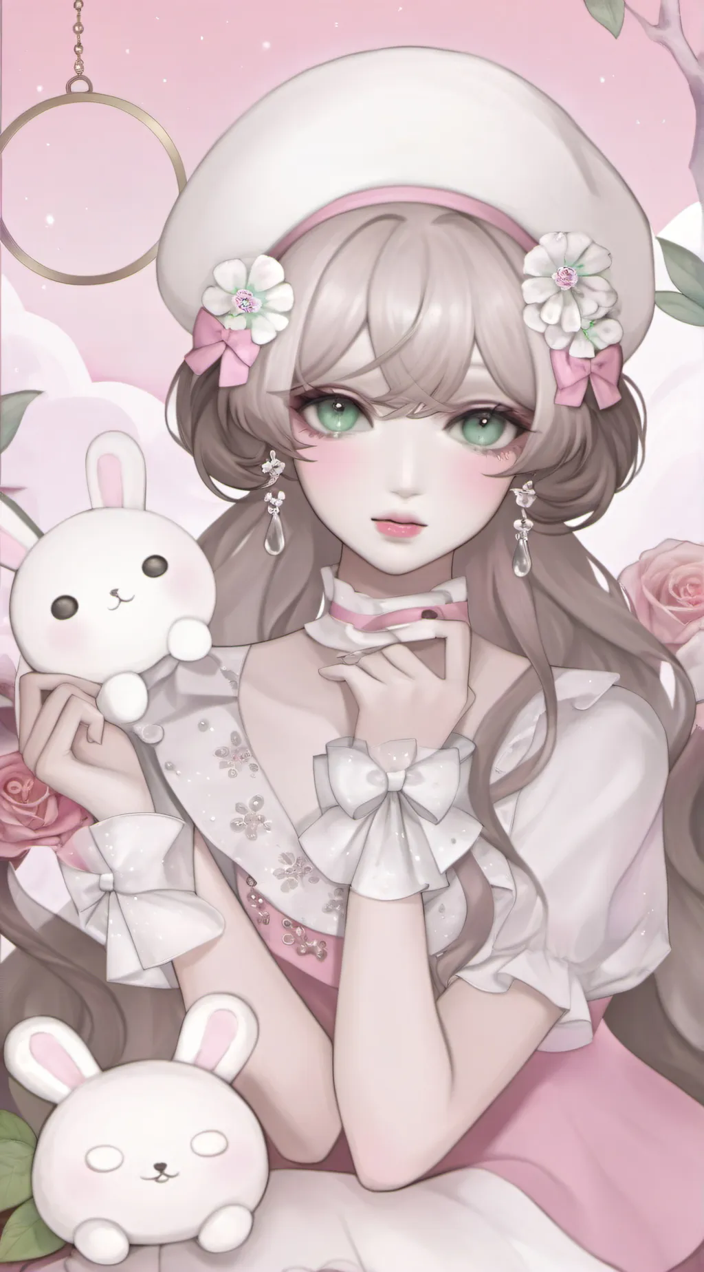 ai character: Angel ￼ background
