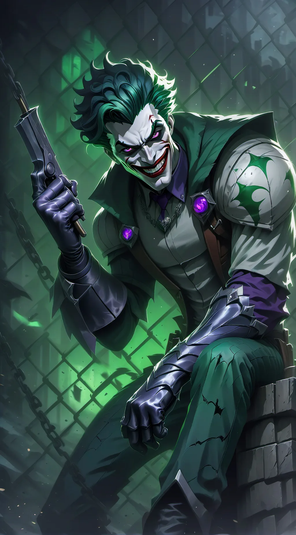 ai character: Coringa  background