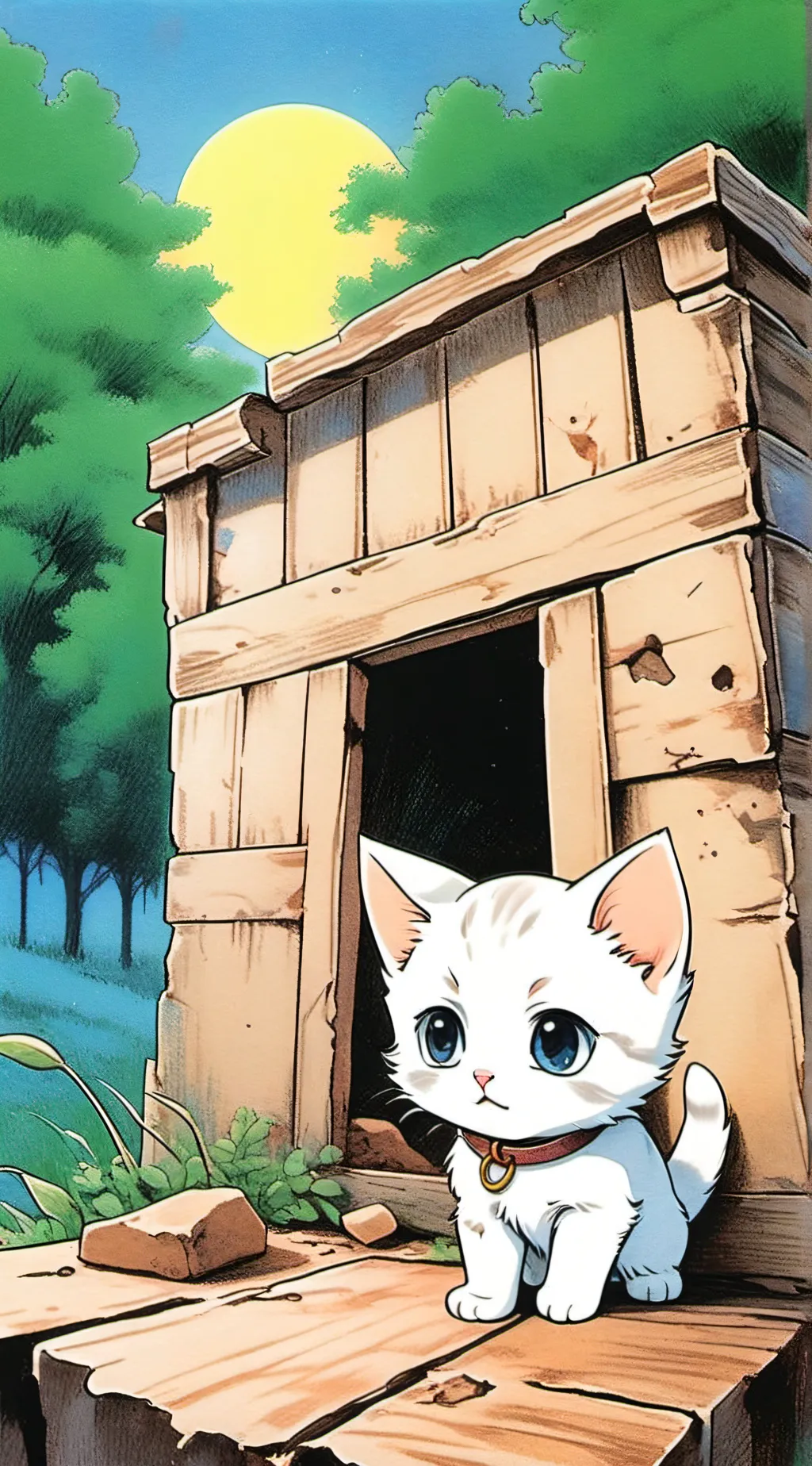 ai character: Kitty background