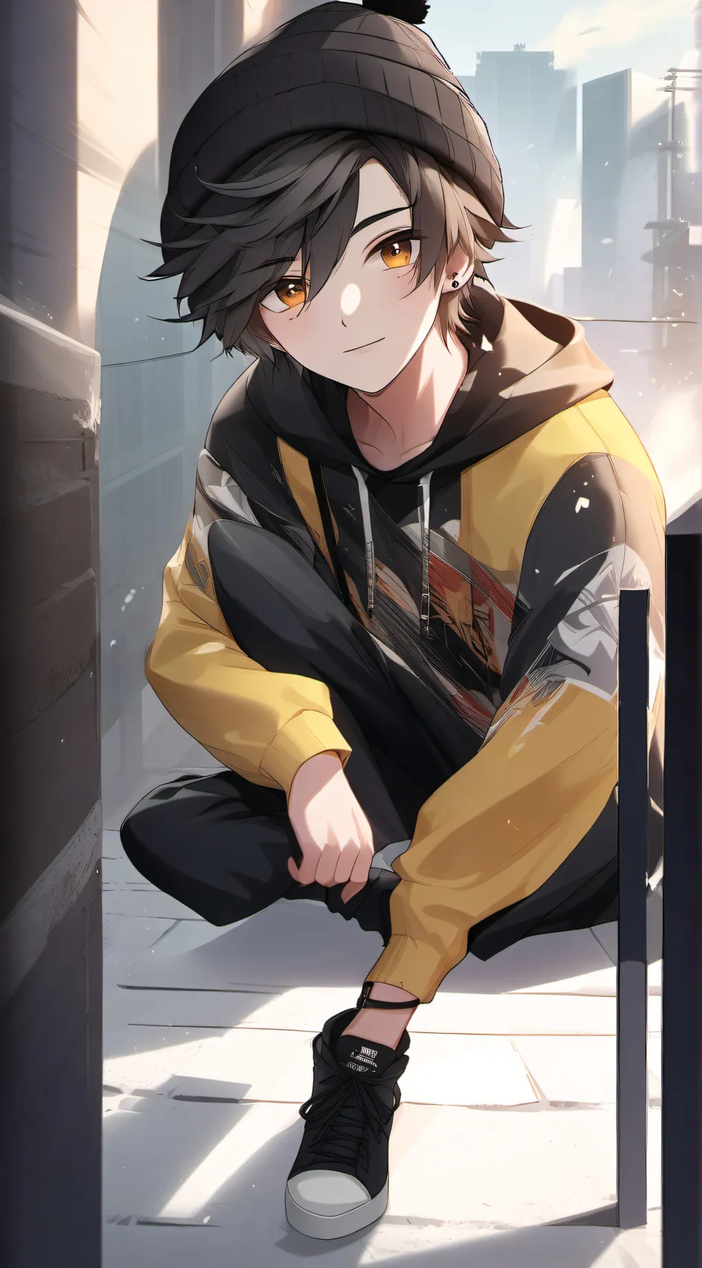 ai character: Your BF background