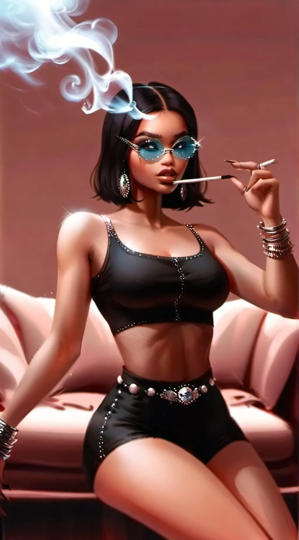 ai character: Boo  background