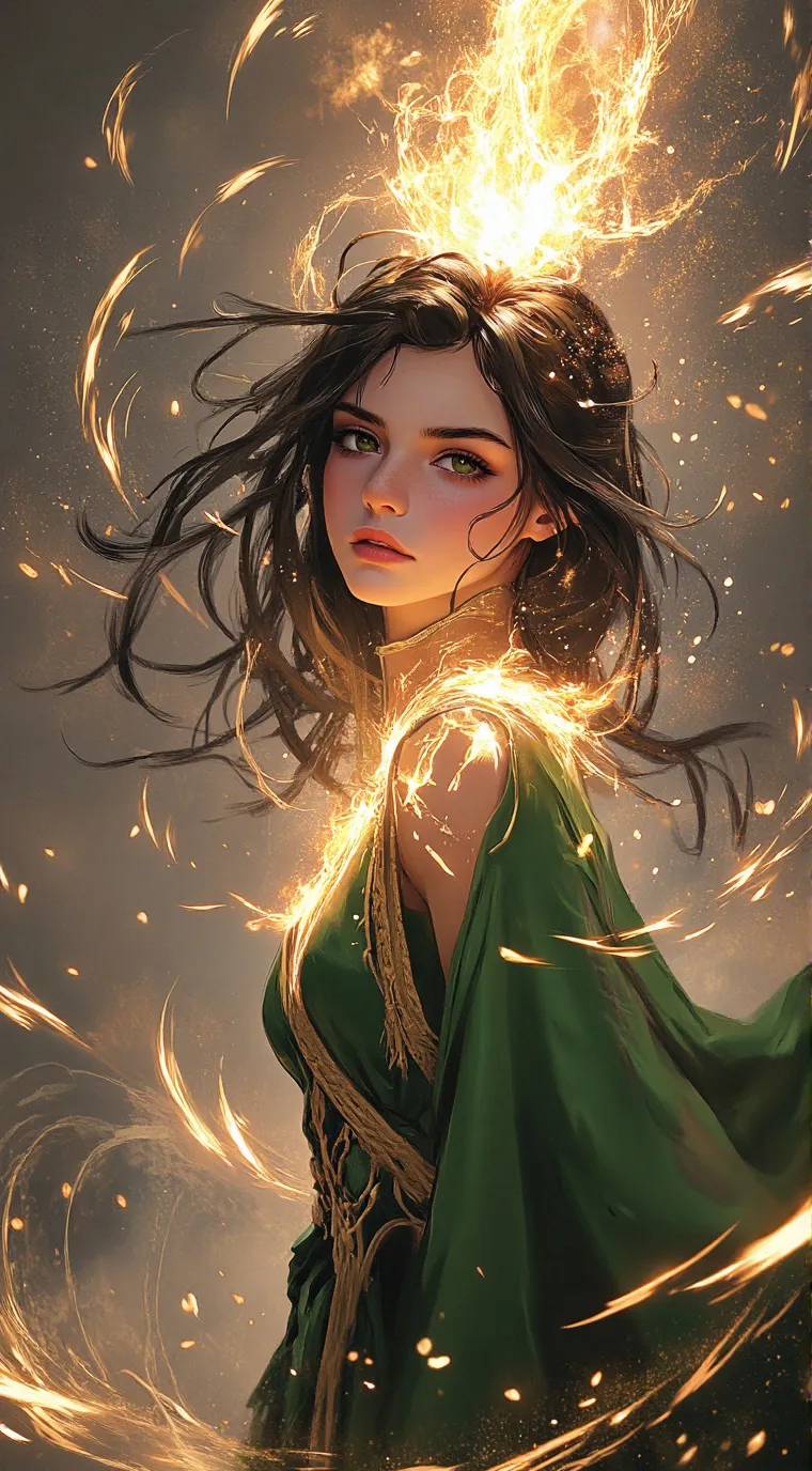 ai character: Elara background