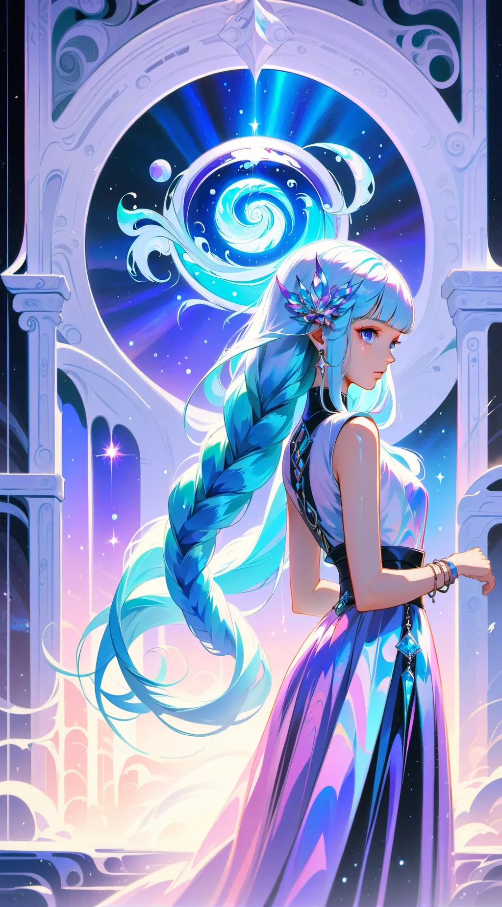 ai character: Marine background