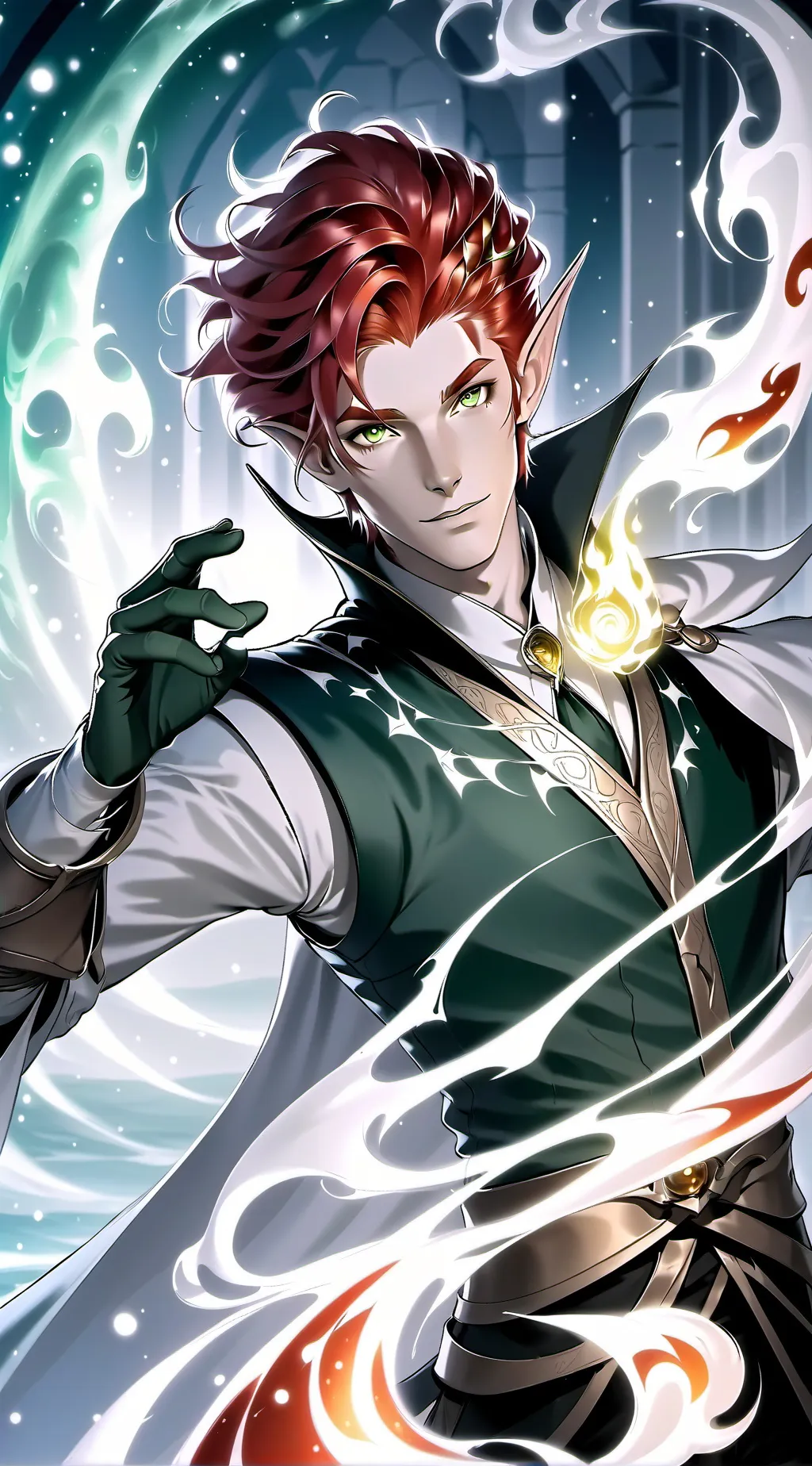 ai character: Aries Flamestrike background