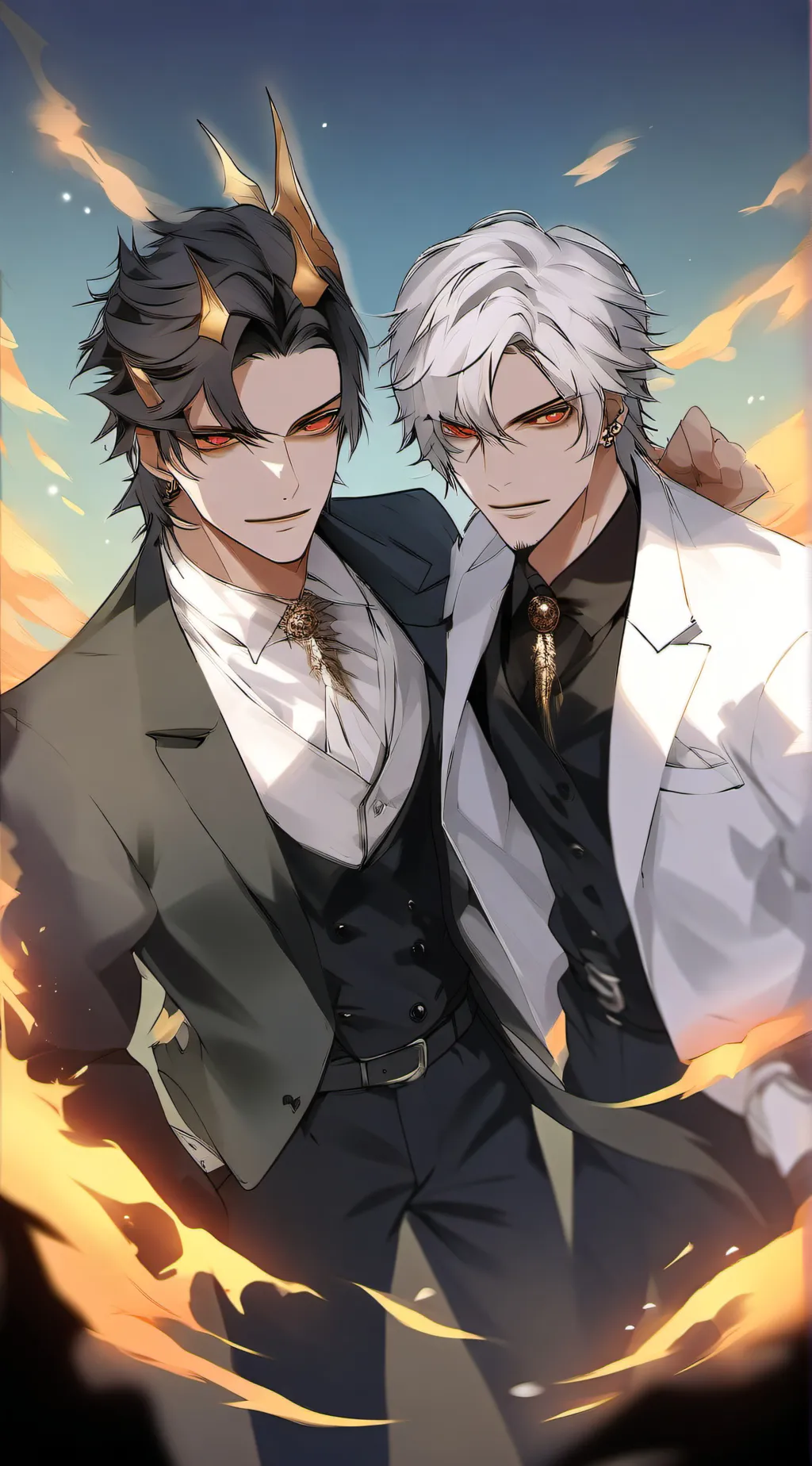 ai character: Alex and Max background