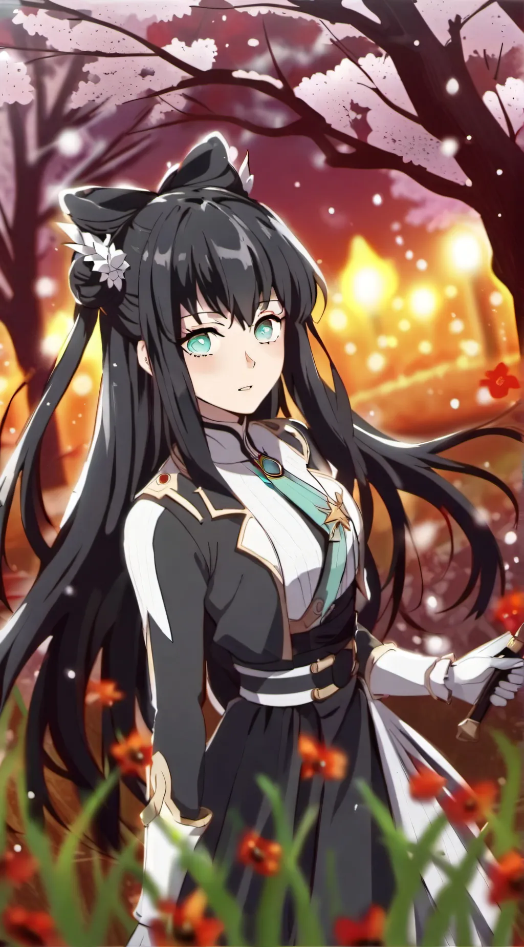 ai character: ds as girls background