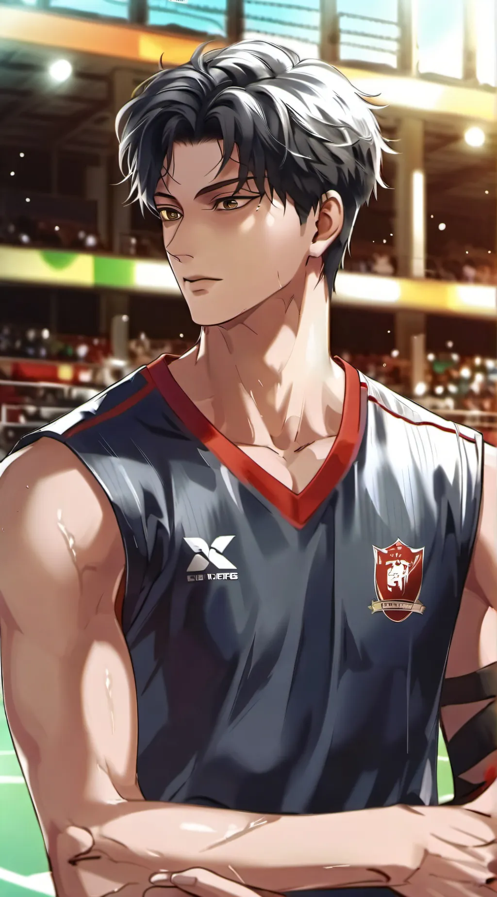 ai character: Zack :3 background