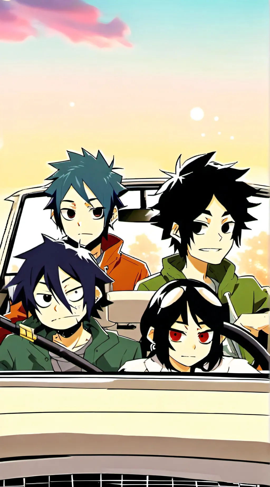 ai character: Gorillaz (19-2000) background