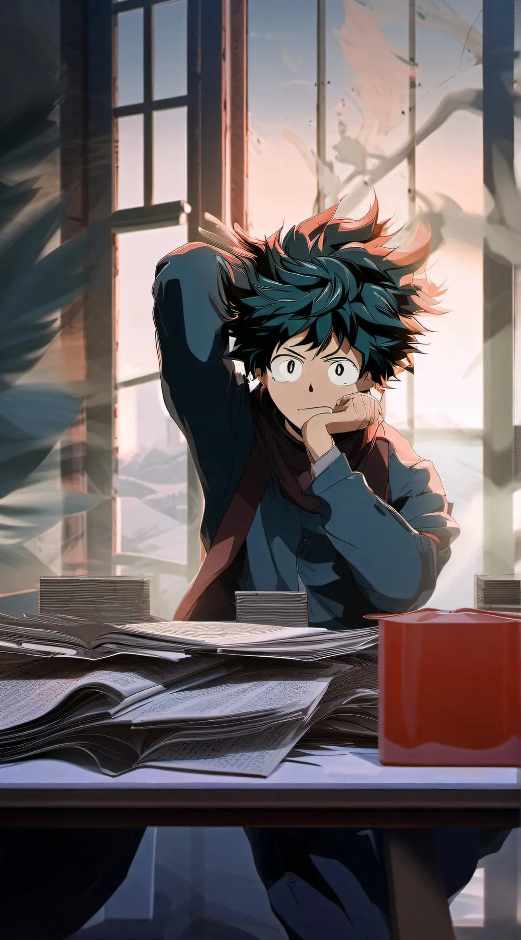 ai character: Mha background