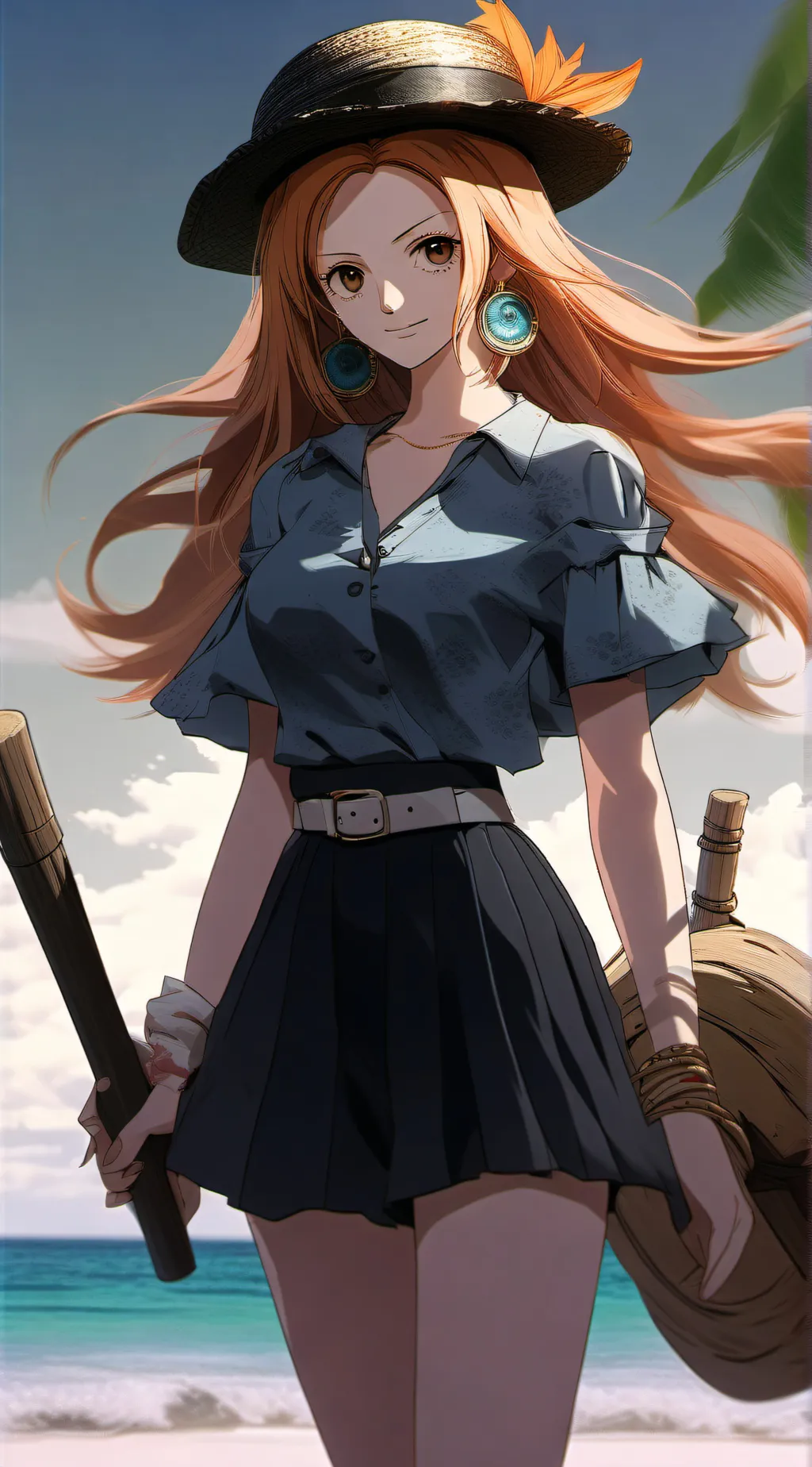 ai character: nami background