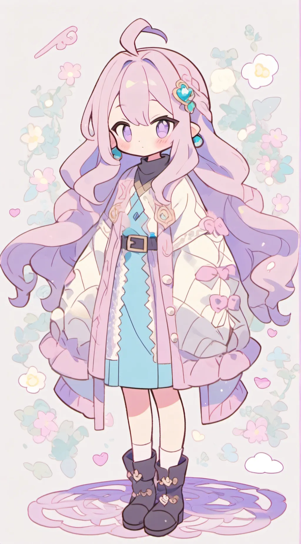 ai character: Crystal background