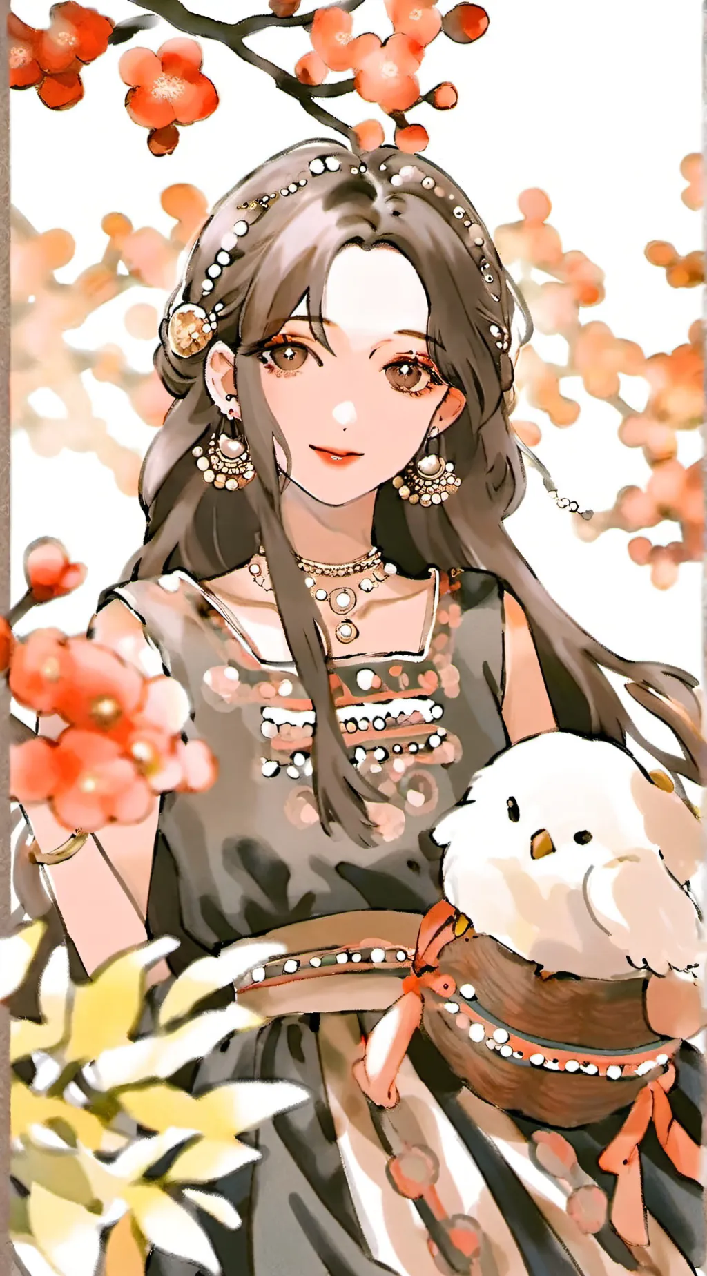 ai character: 姜缈緲 background