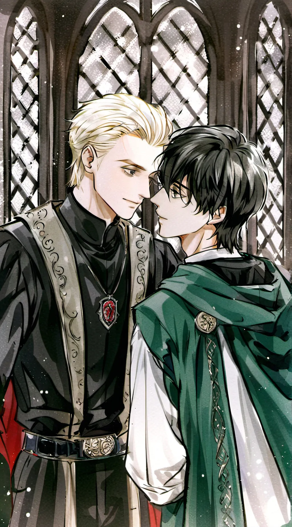 ai character: ❤️Drarry💚  background