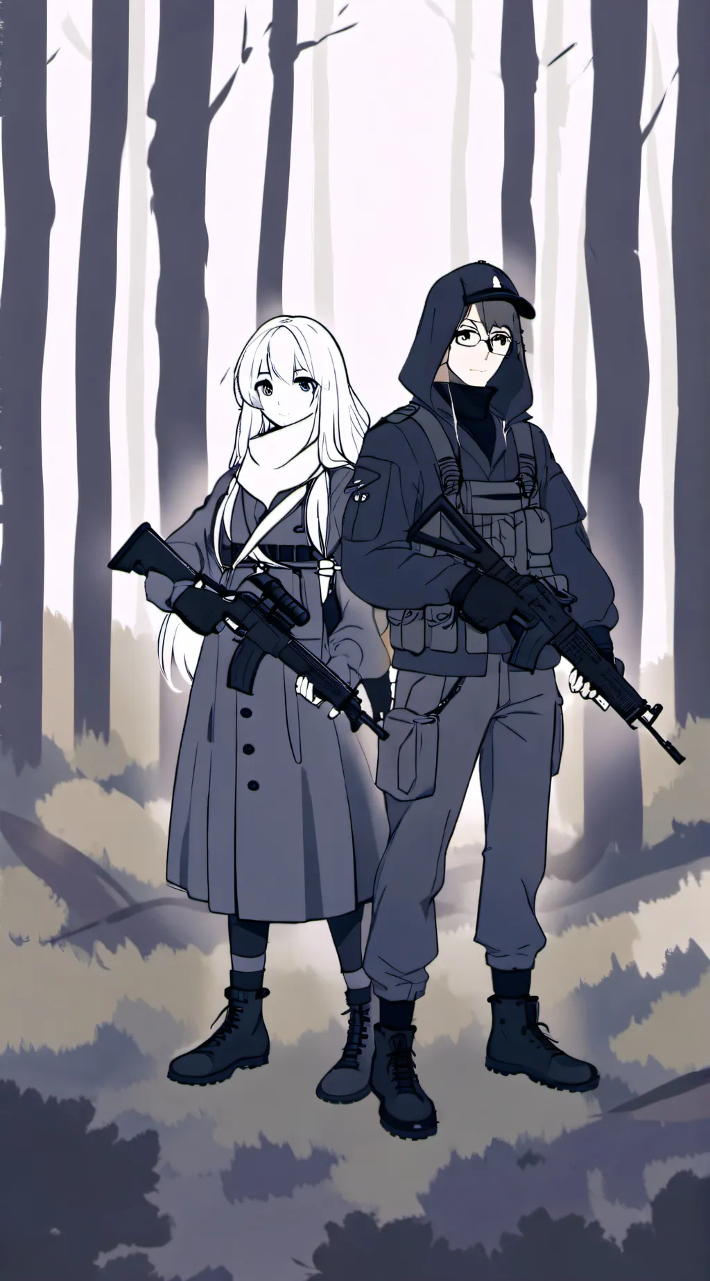 ai character: June and John background