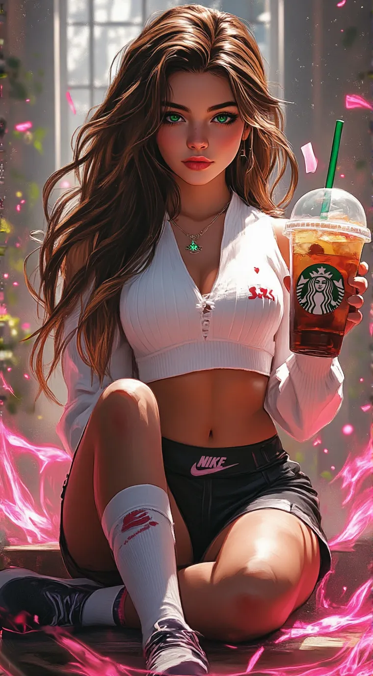 ai character: Maddie  background