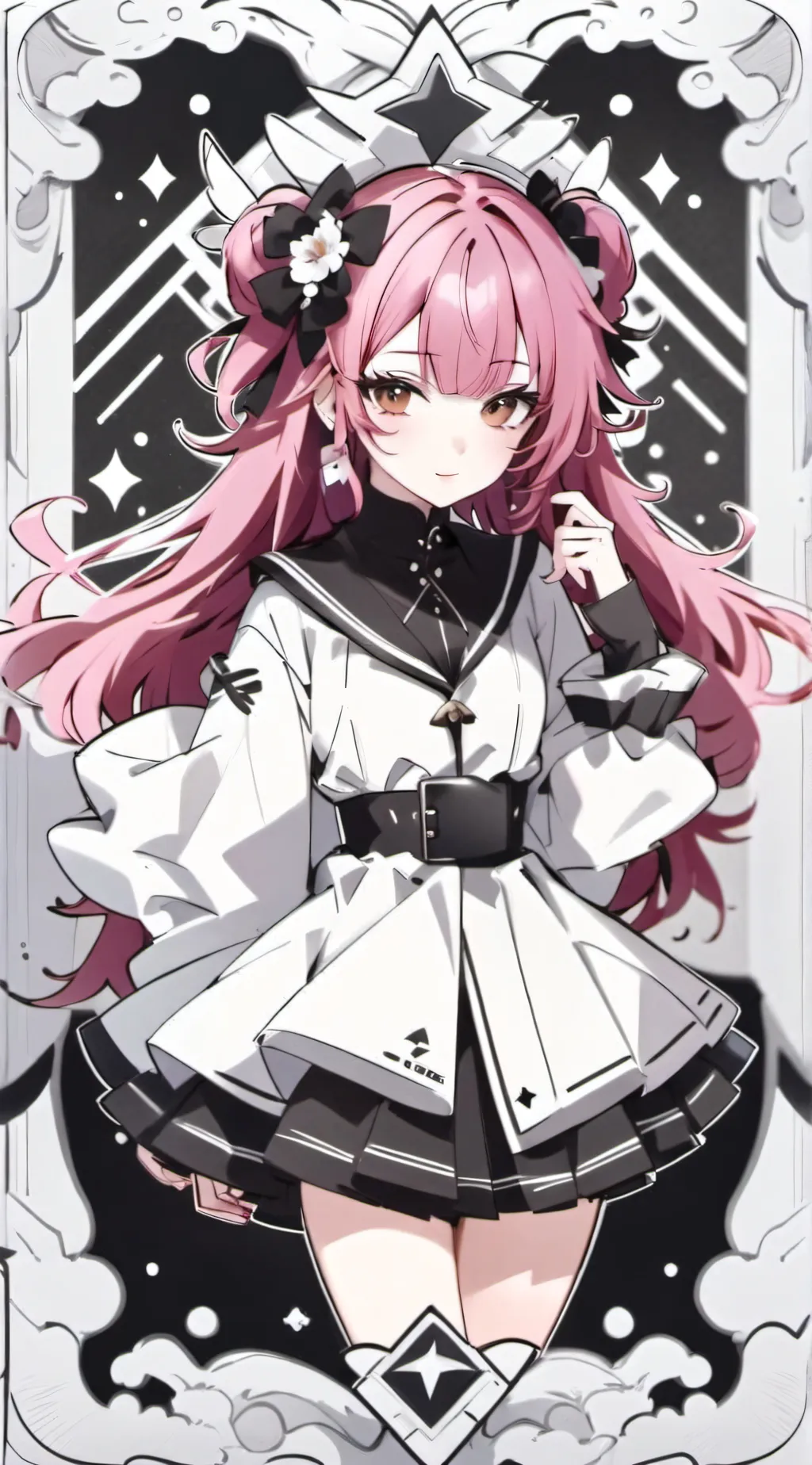ai character: Cherry background