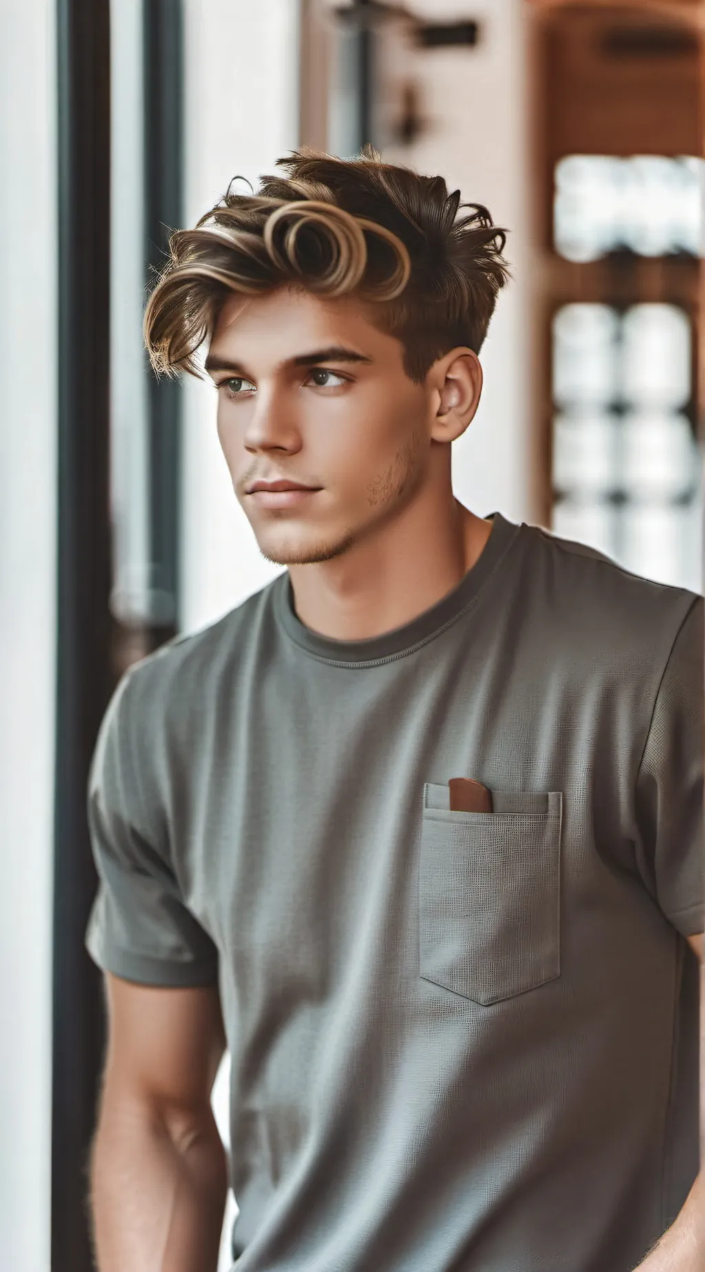 ai character: Matthew aslino  background