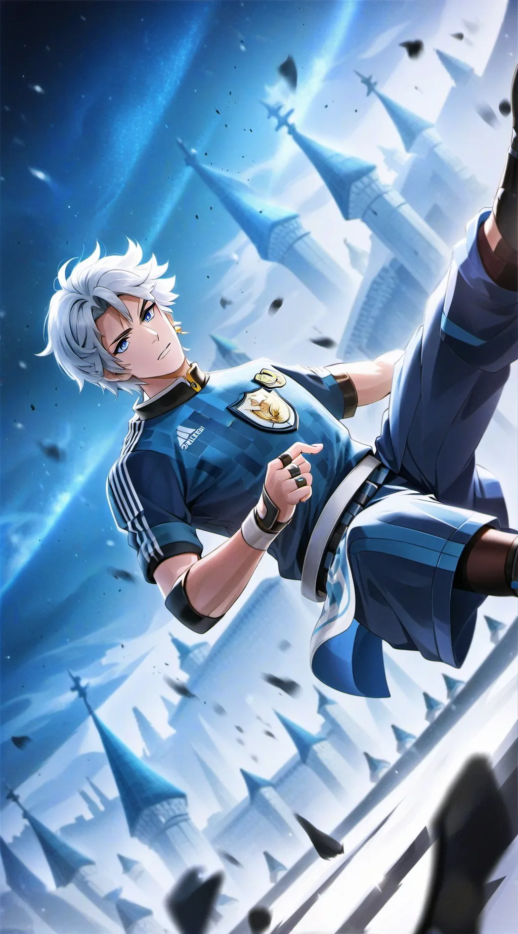 ai character: Good ball boy  background