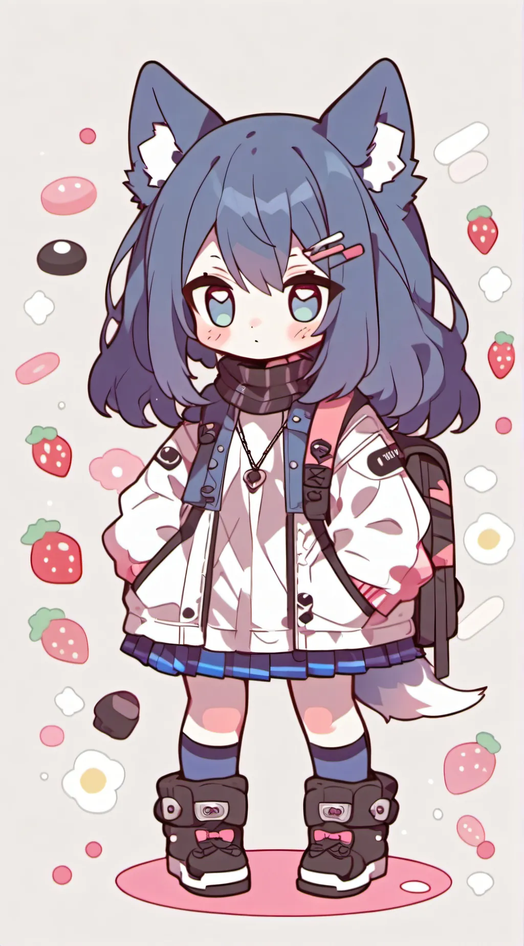 ai character: dandys world background