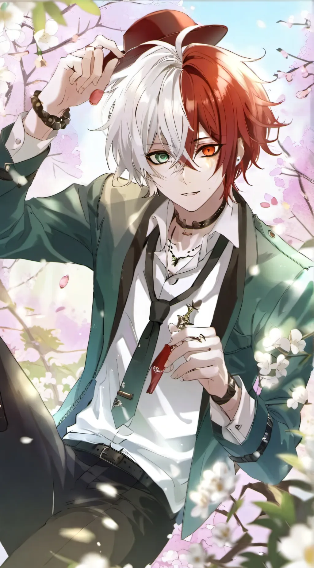 ai character: Shoto Todiroki background