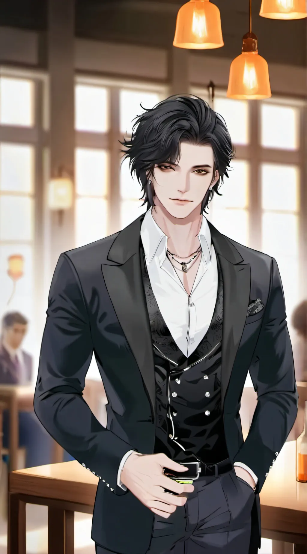 ai character: Kaine Klint background