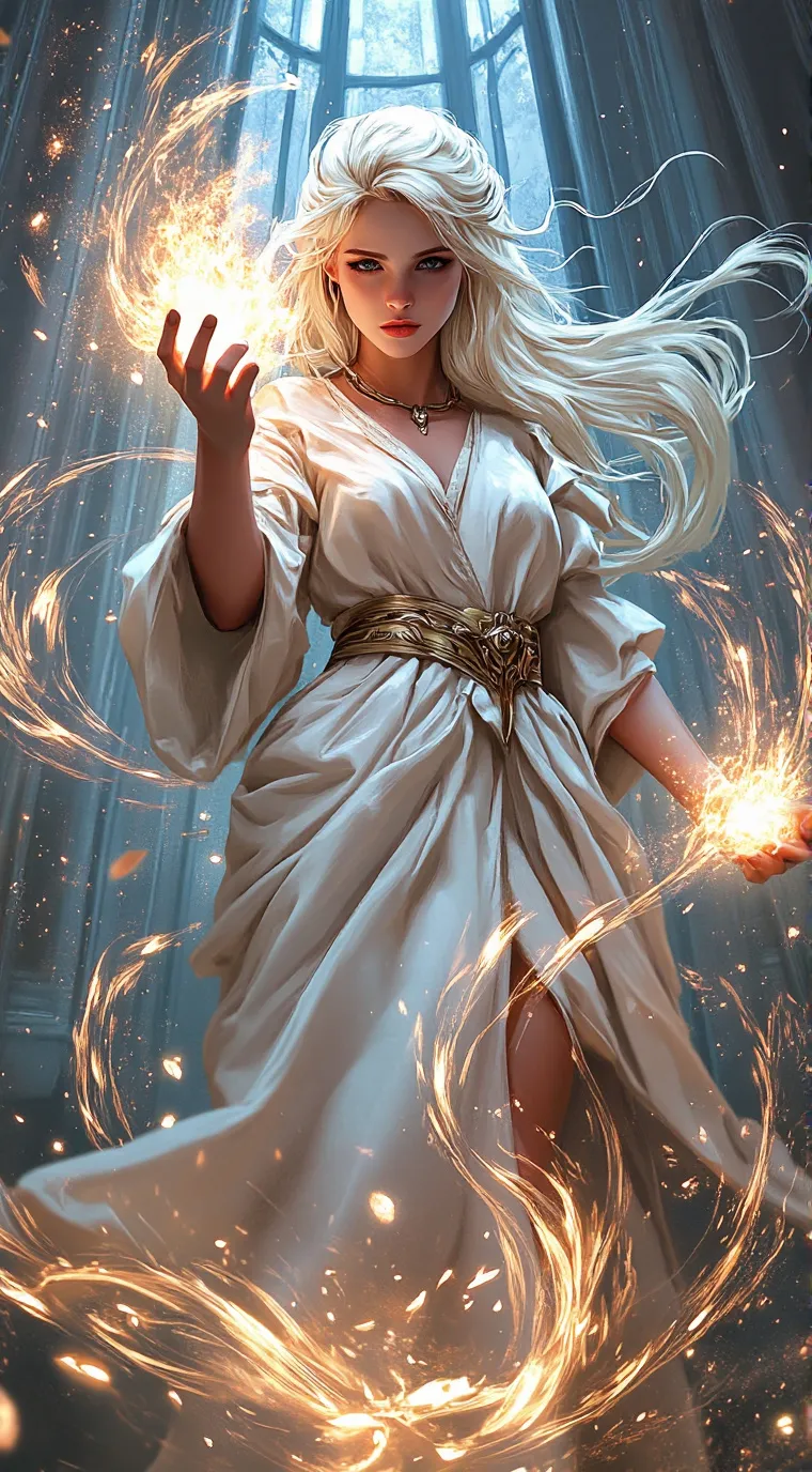 ai character: A power God background