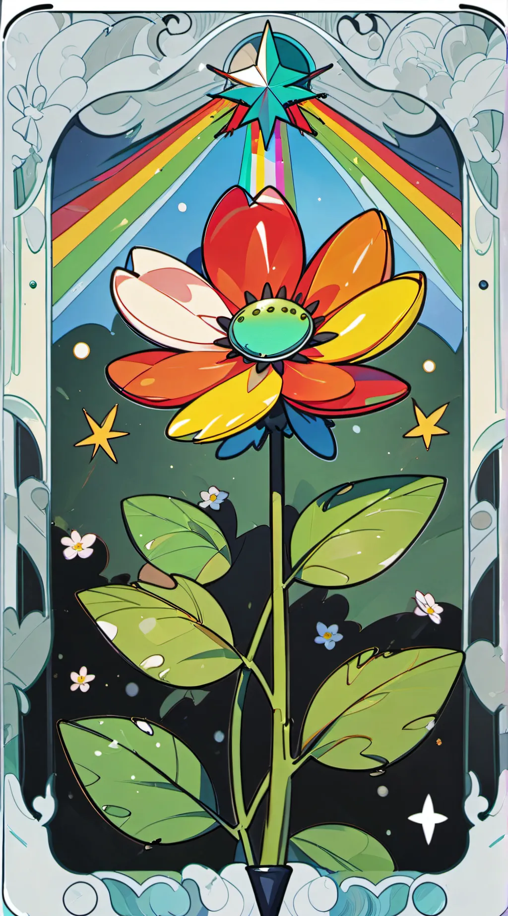 ai character: dandys world  background