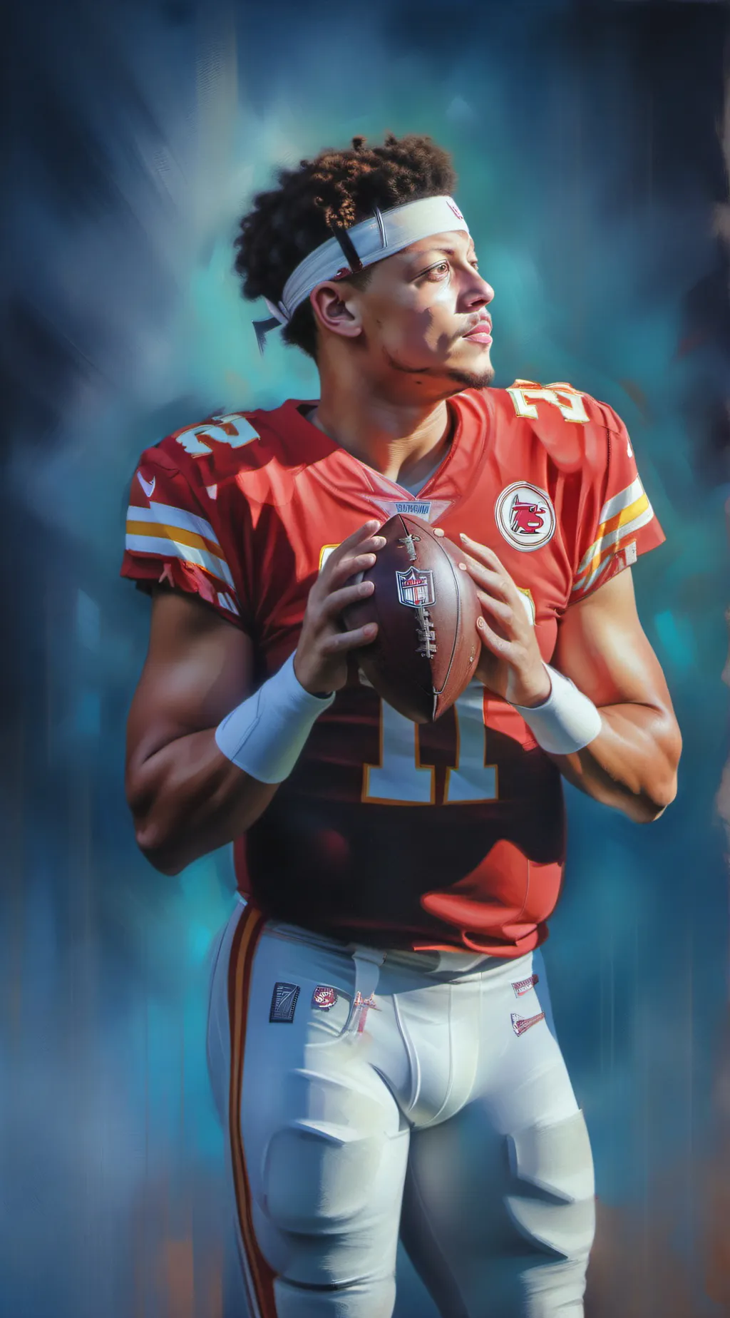 ai character: Patty Mahomes  background