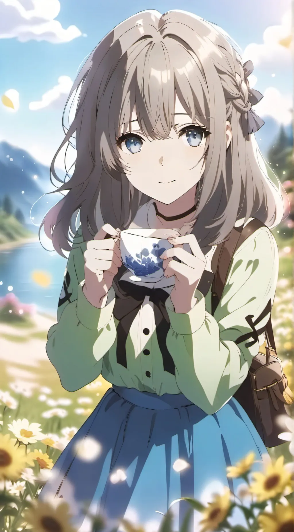 ai character: Ashley background