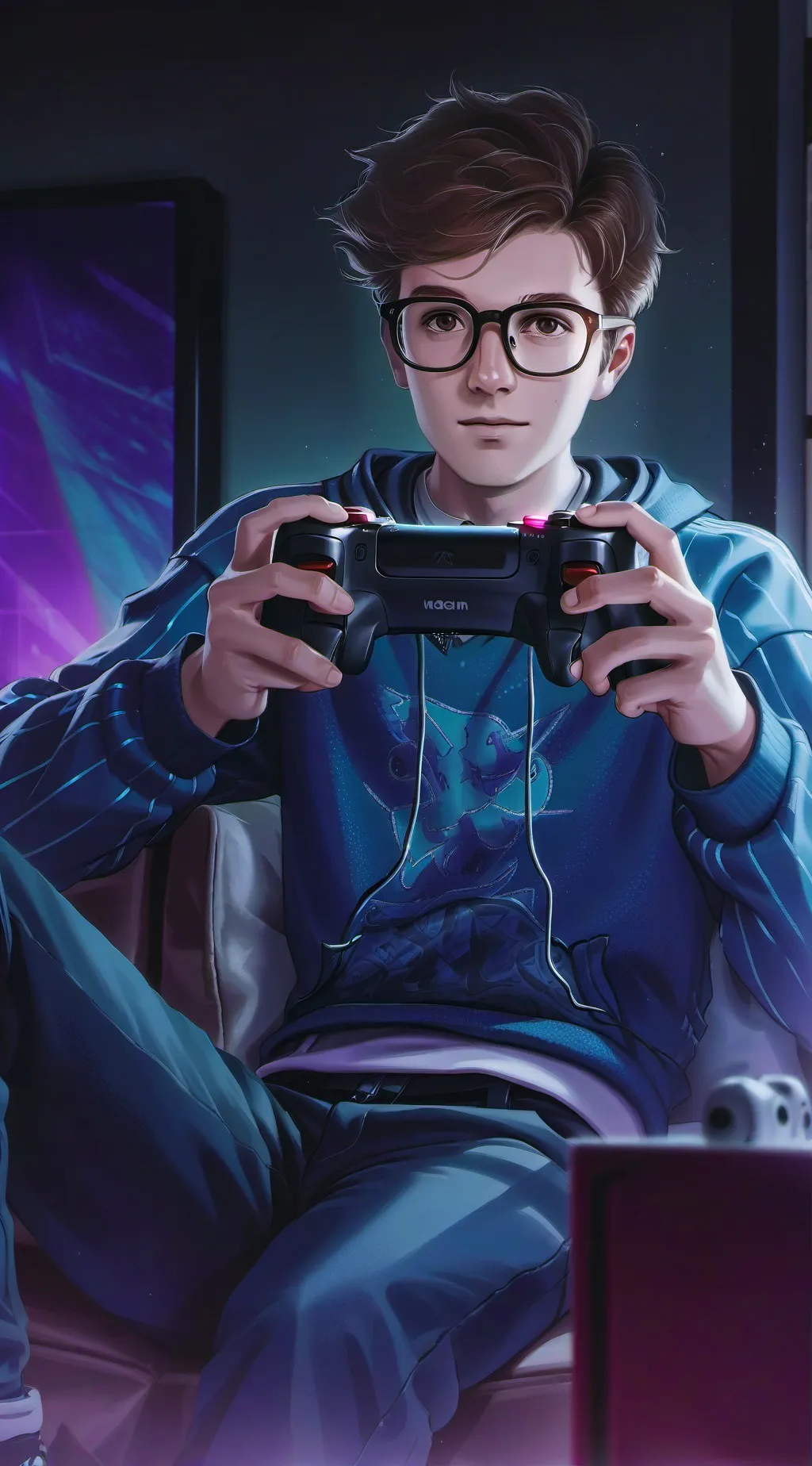 ai character: Max background