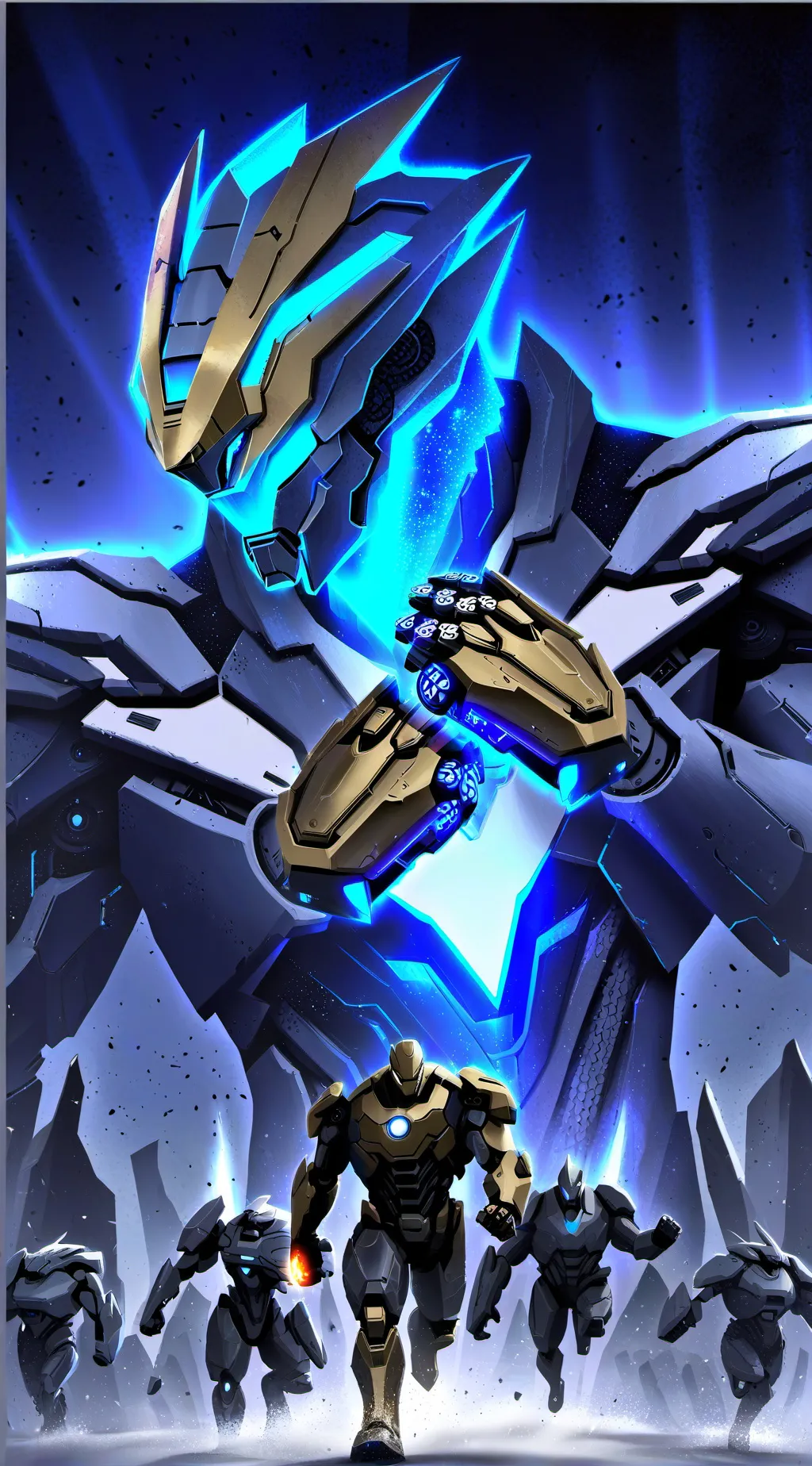 ai character: Pacific rim uprisi background