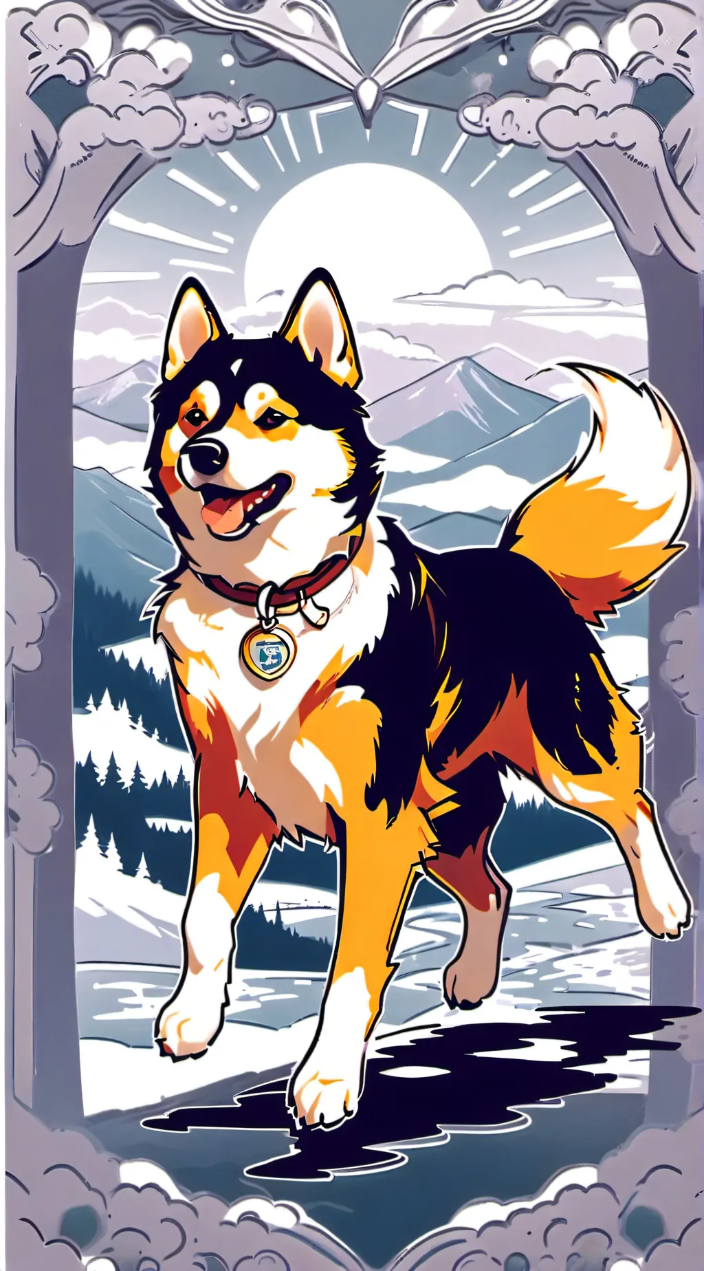 ai character: Lucas your dog background
