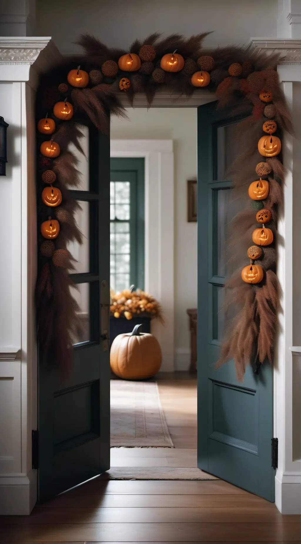 ai character: Halloween background