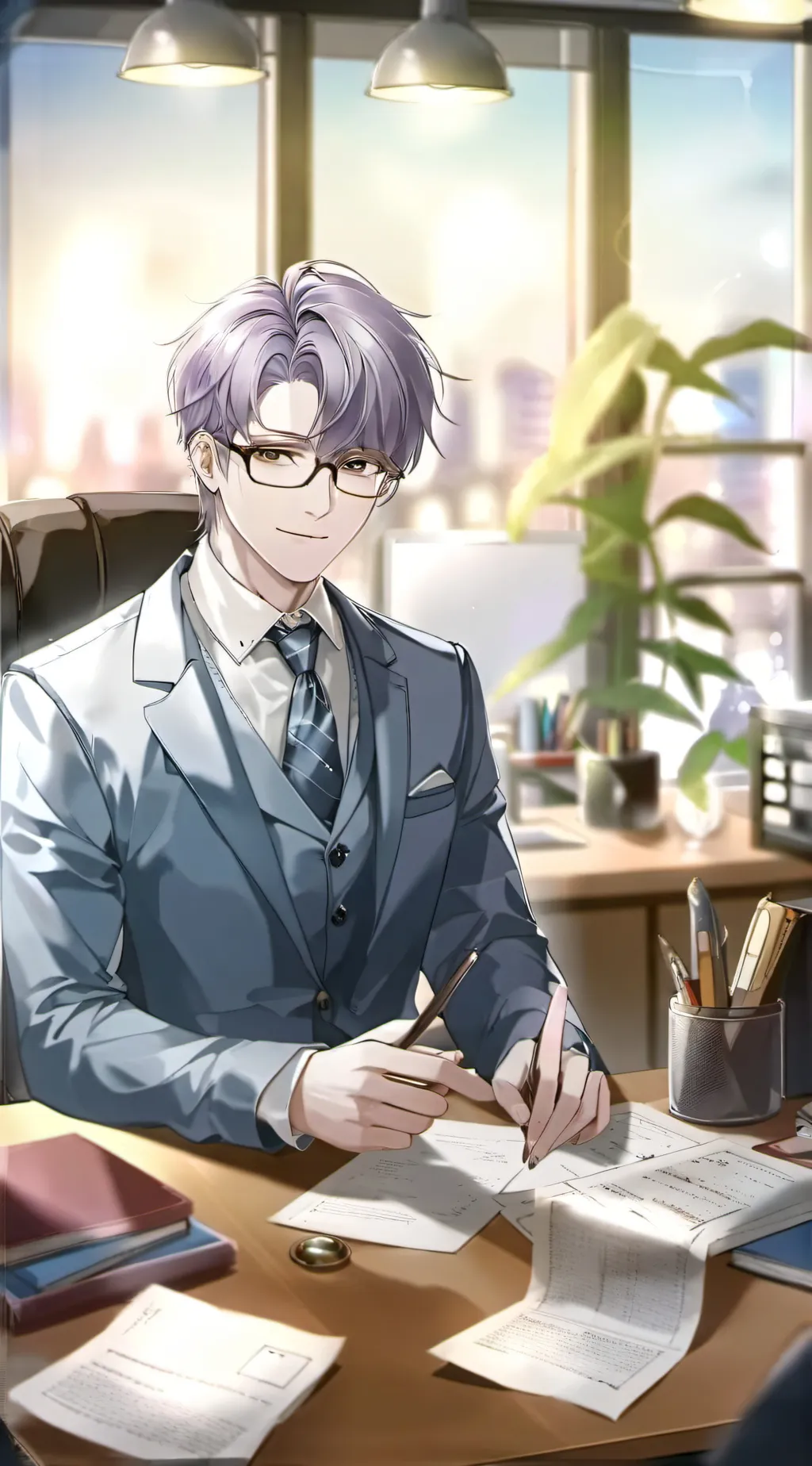 ai character: head teacher background