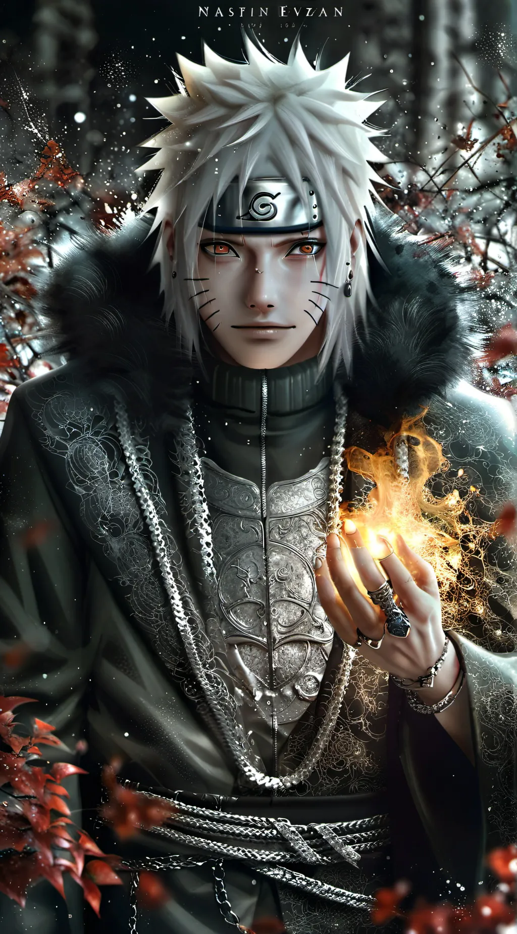 ai character: Naruto Uzimaki background