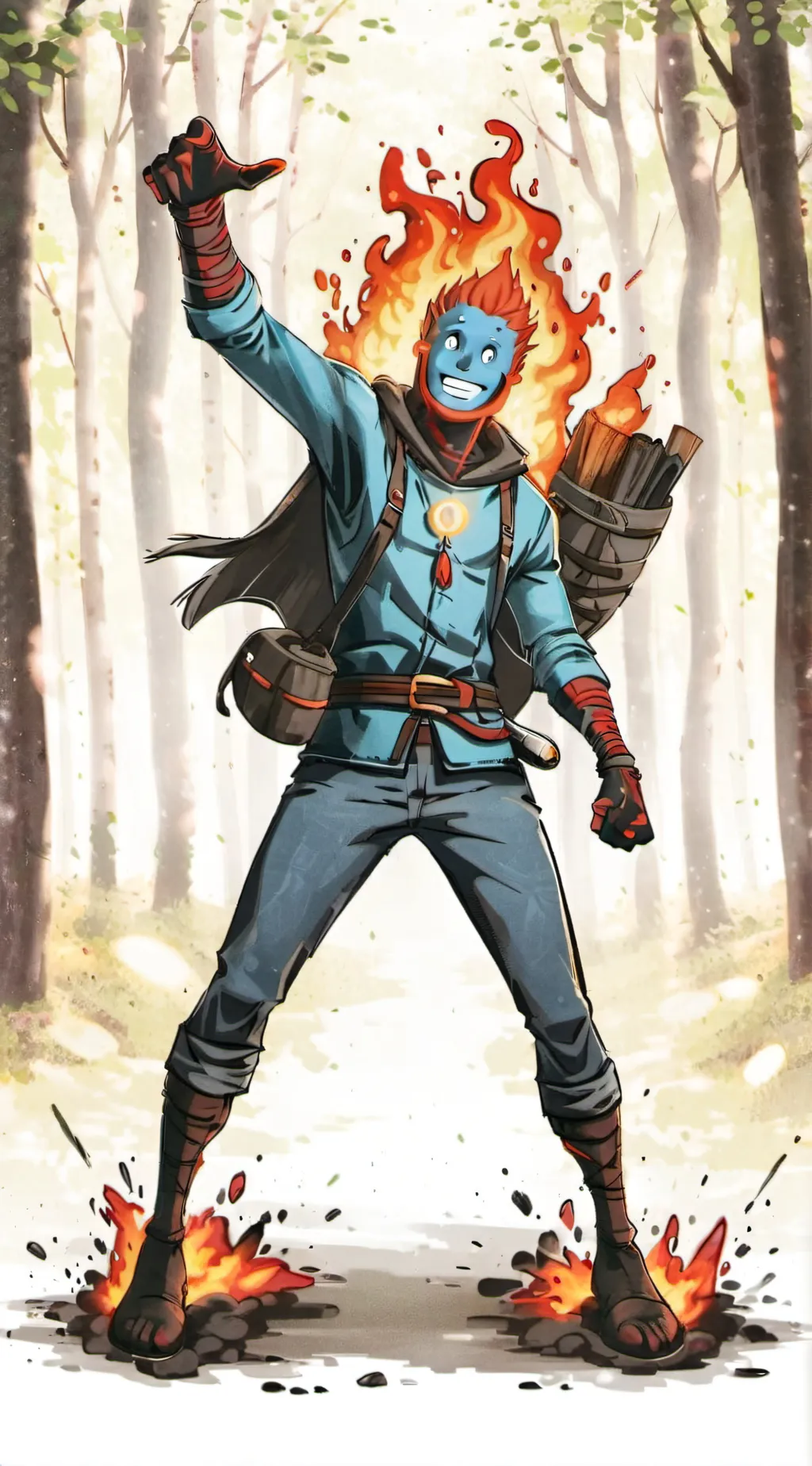 ai character: Numpty background