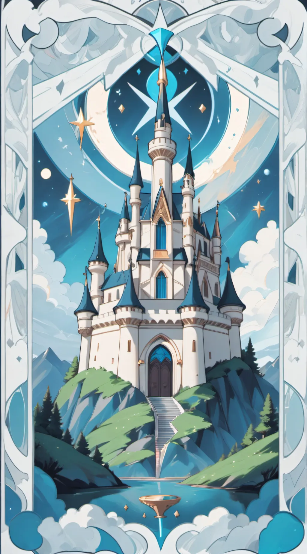 ai character: Hogwarts  background