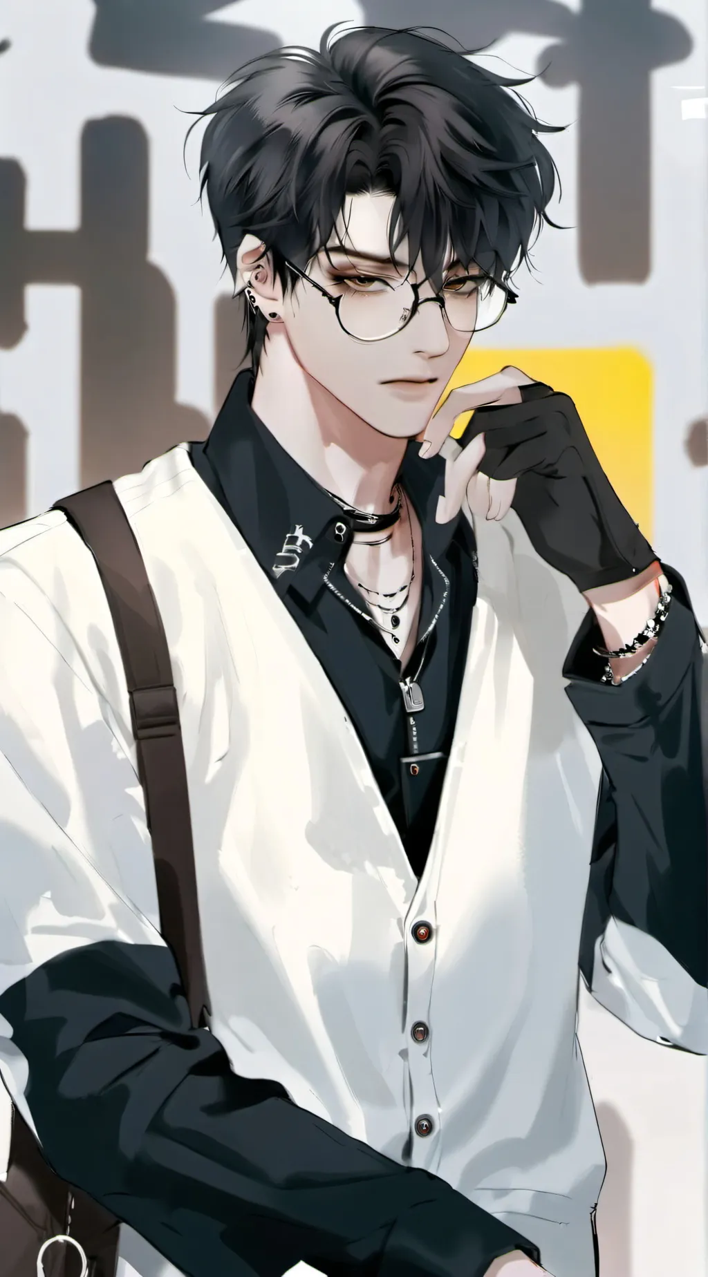 ai character: 🥀XANDER🖤 background