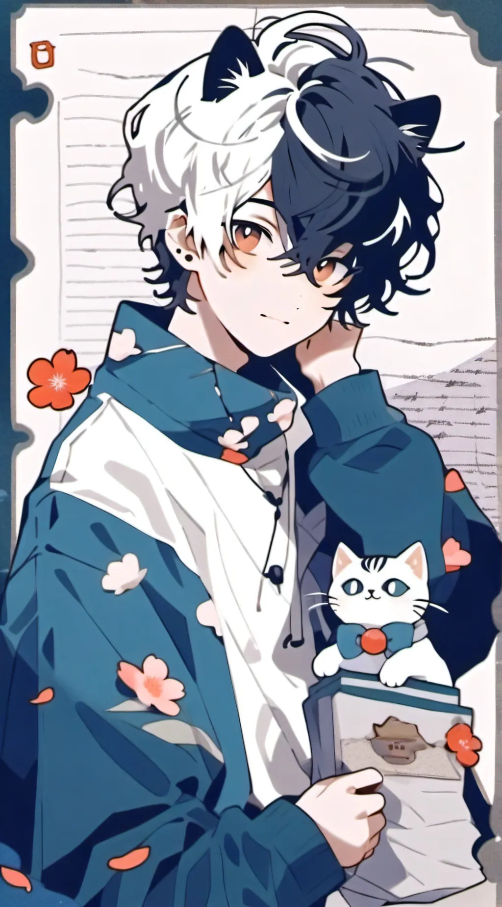 ai character: Neko background
