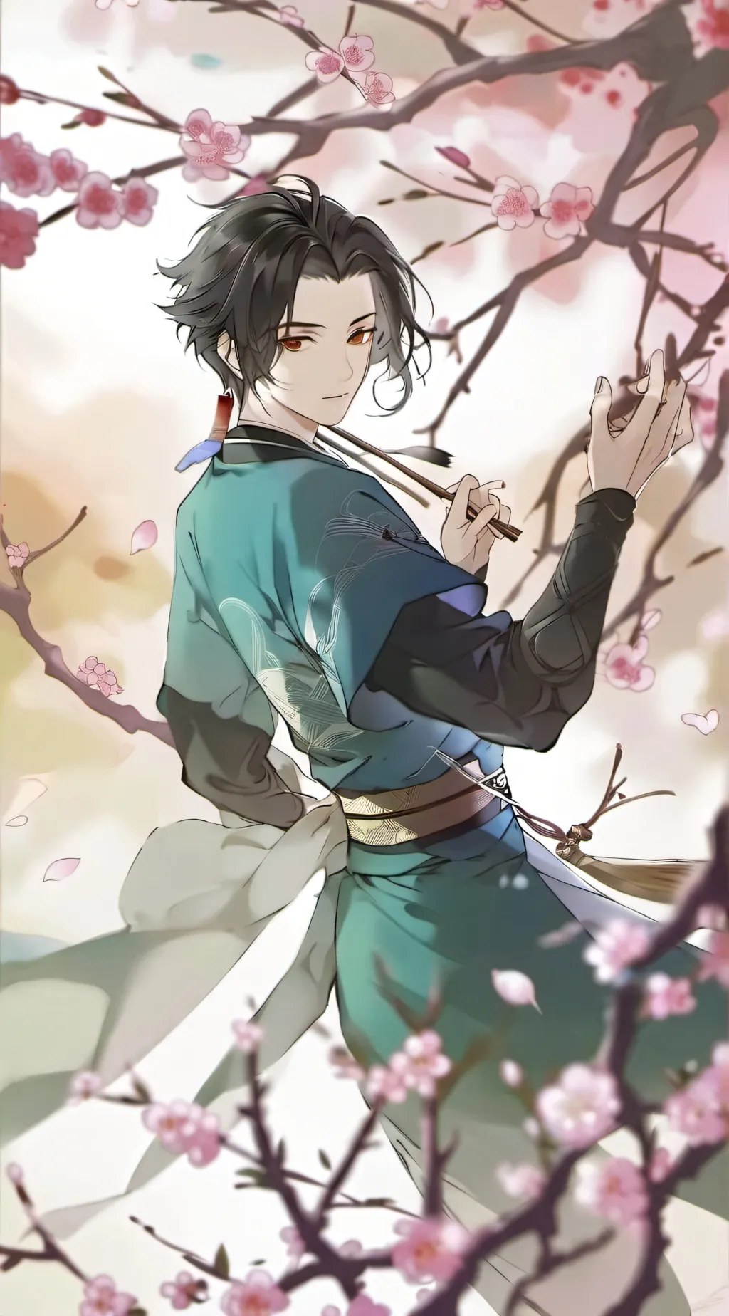 ai character: Jjk x Ds  background