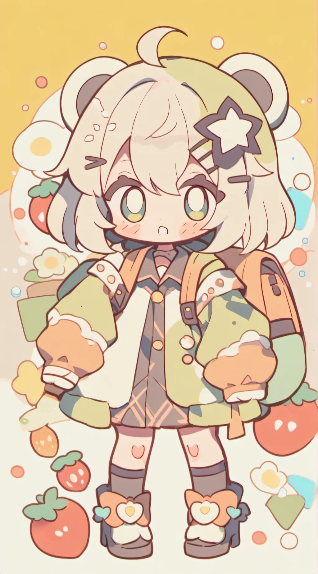 ai character: rose sister  background