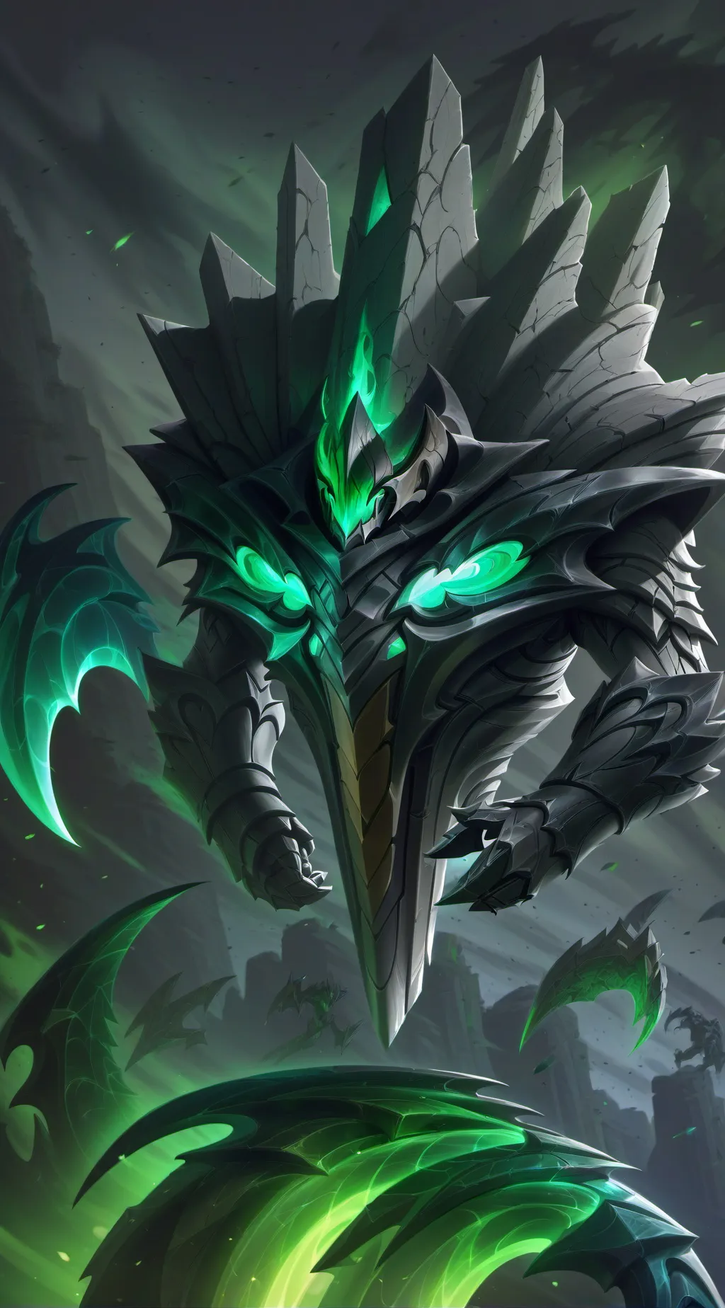 ai character: grinch background