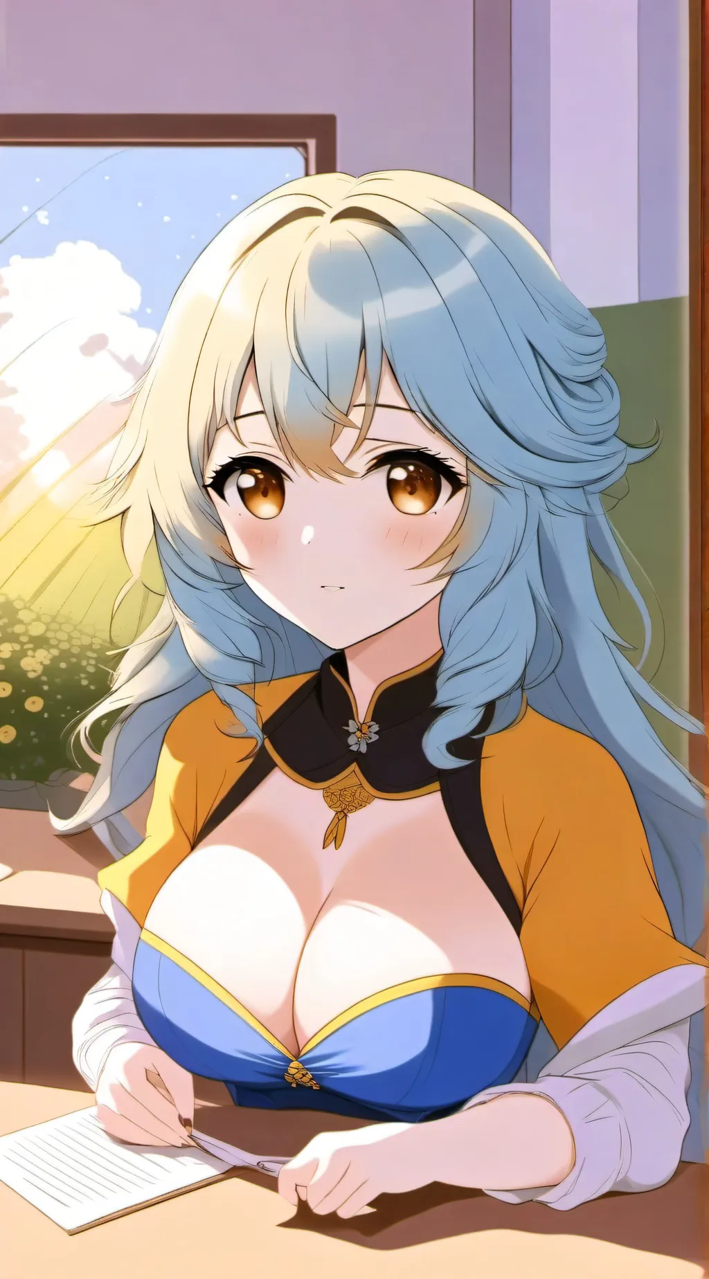 ai character: emma background
