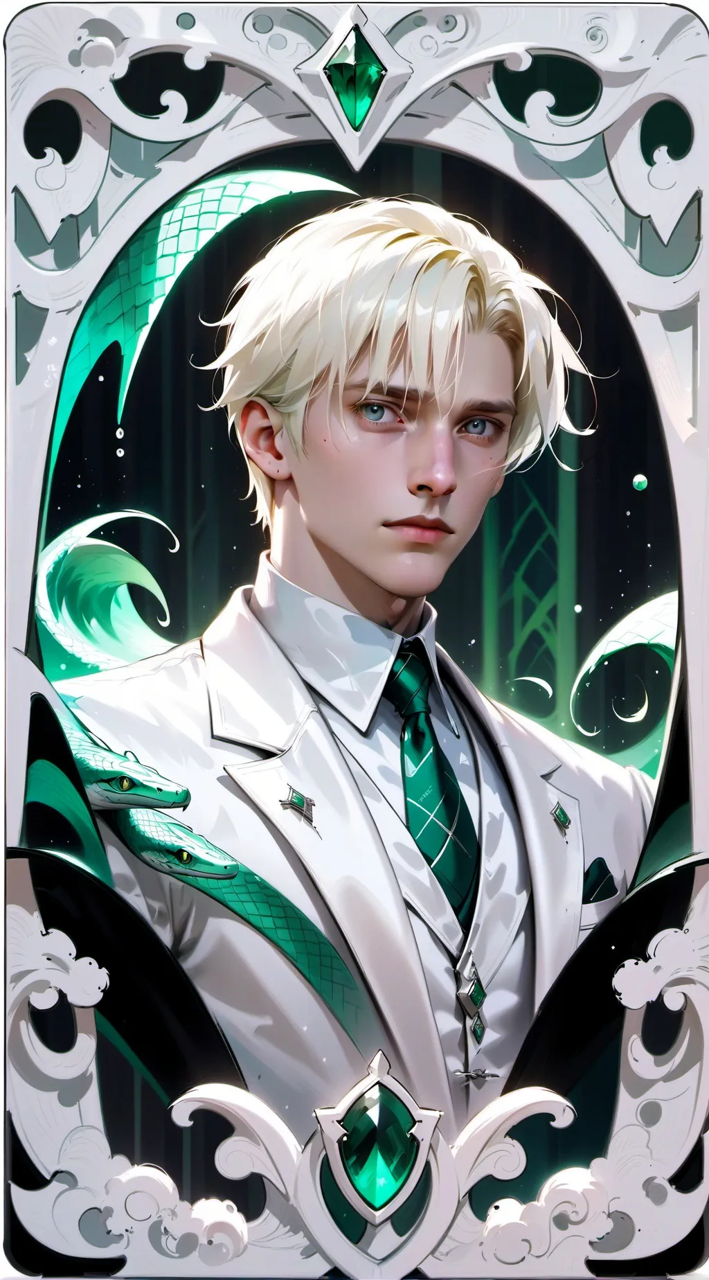 ai character: Draco malfoy  background