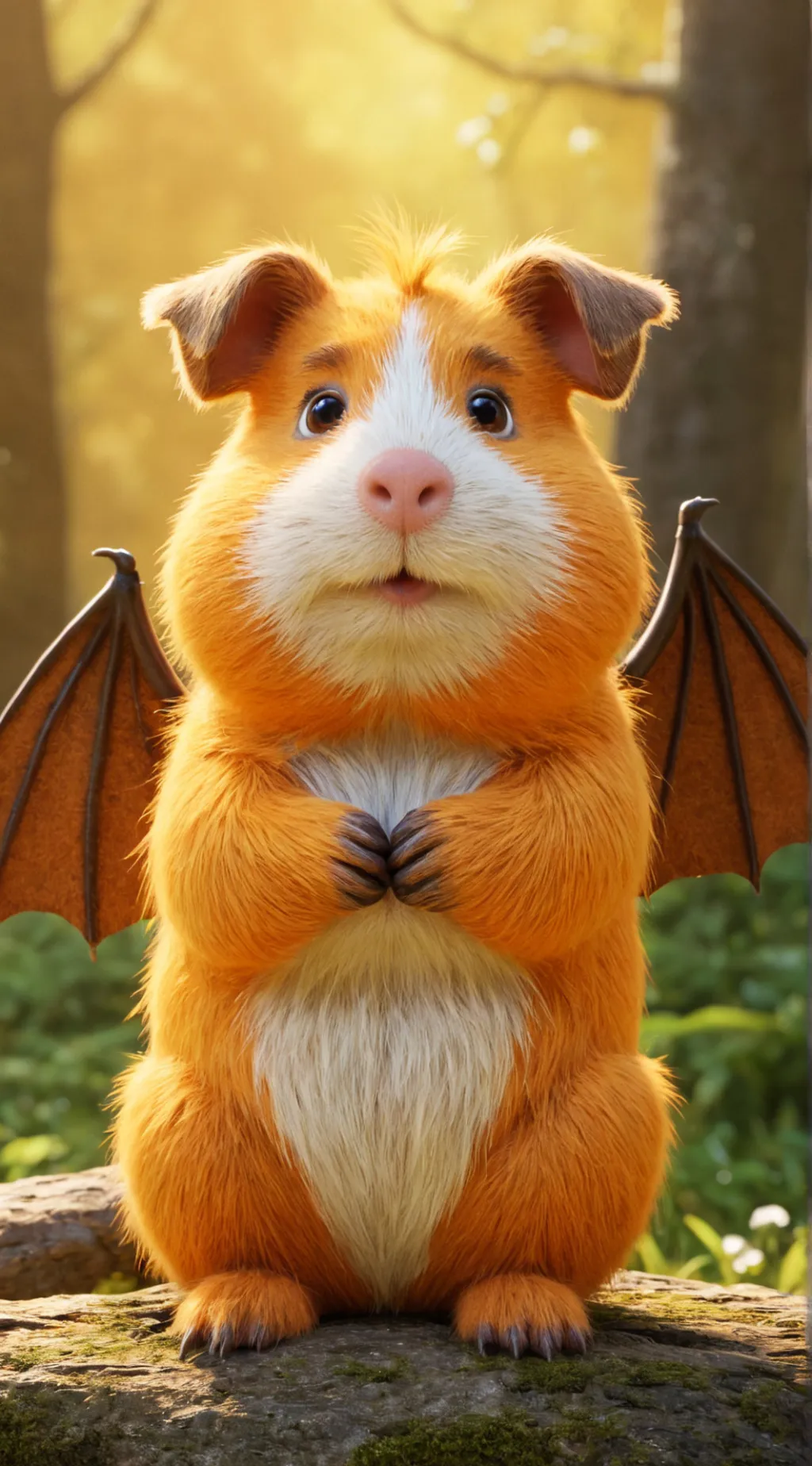 ai character: Patamon  background