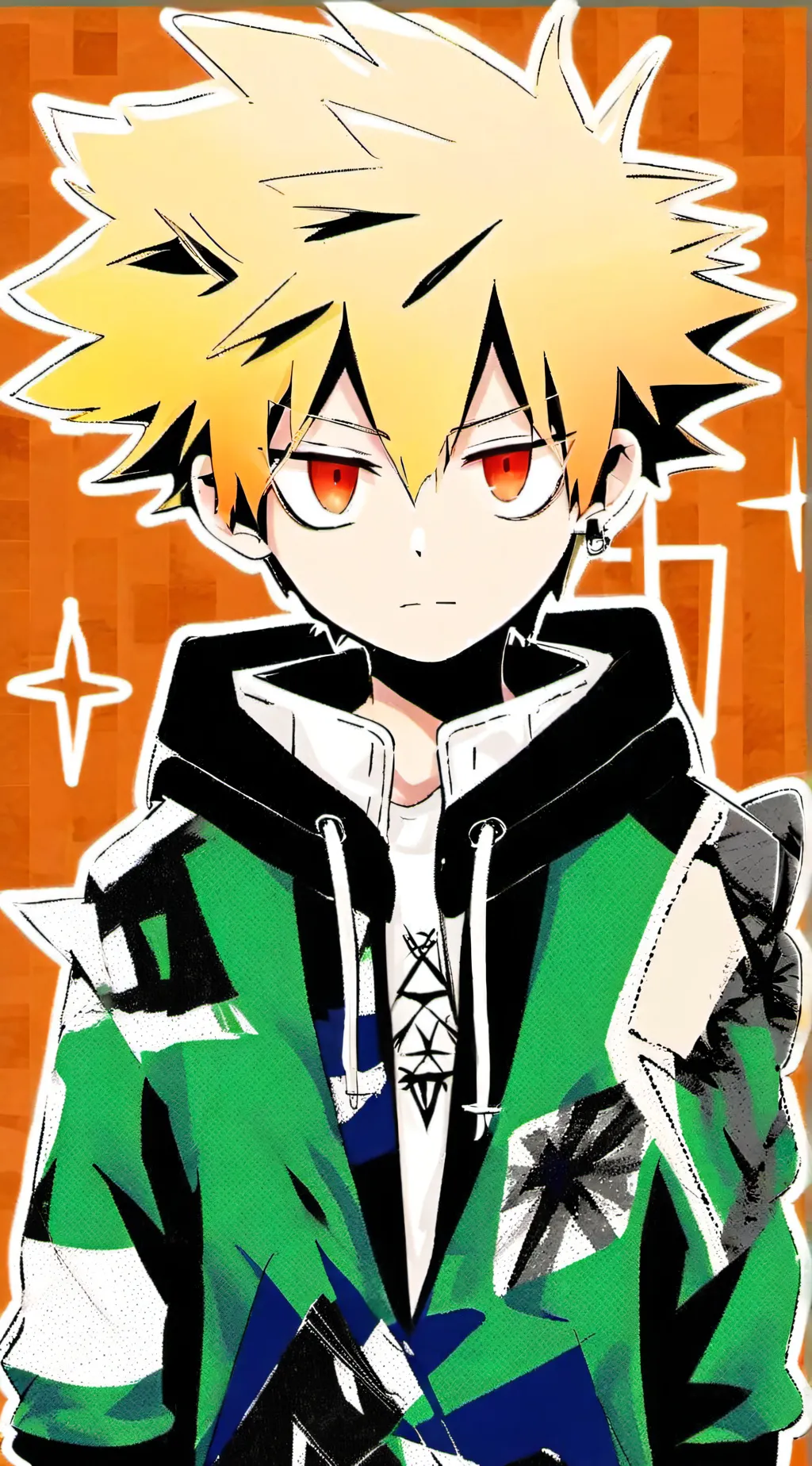 ai character: Bakugo bf background